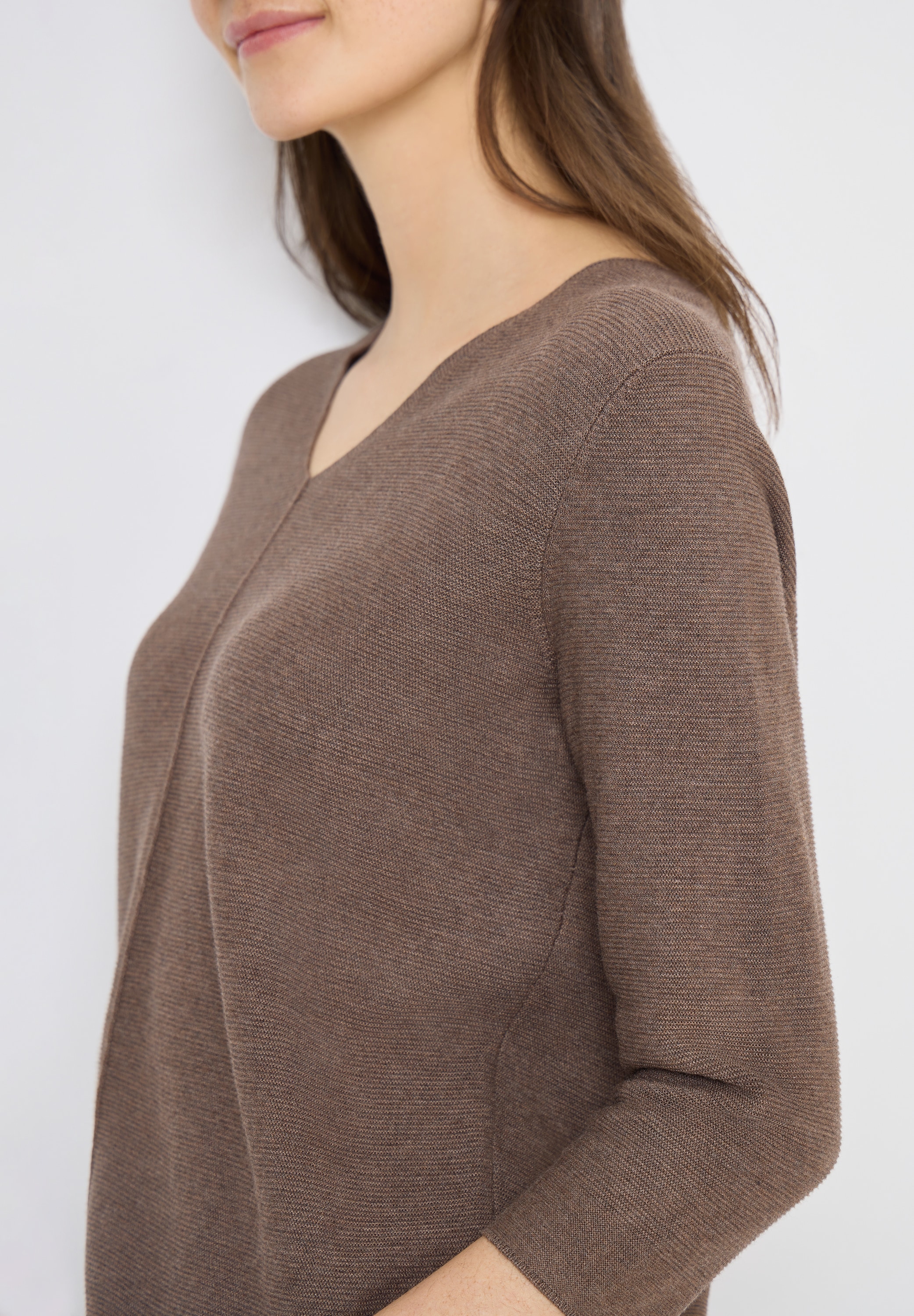 Cecil Strickpullover 3/4-Arm mit Viskose