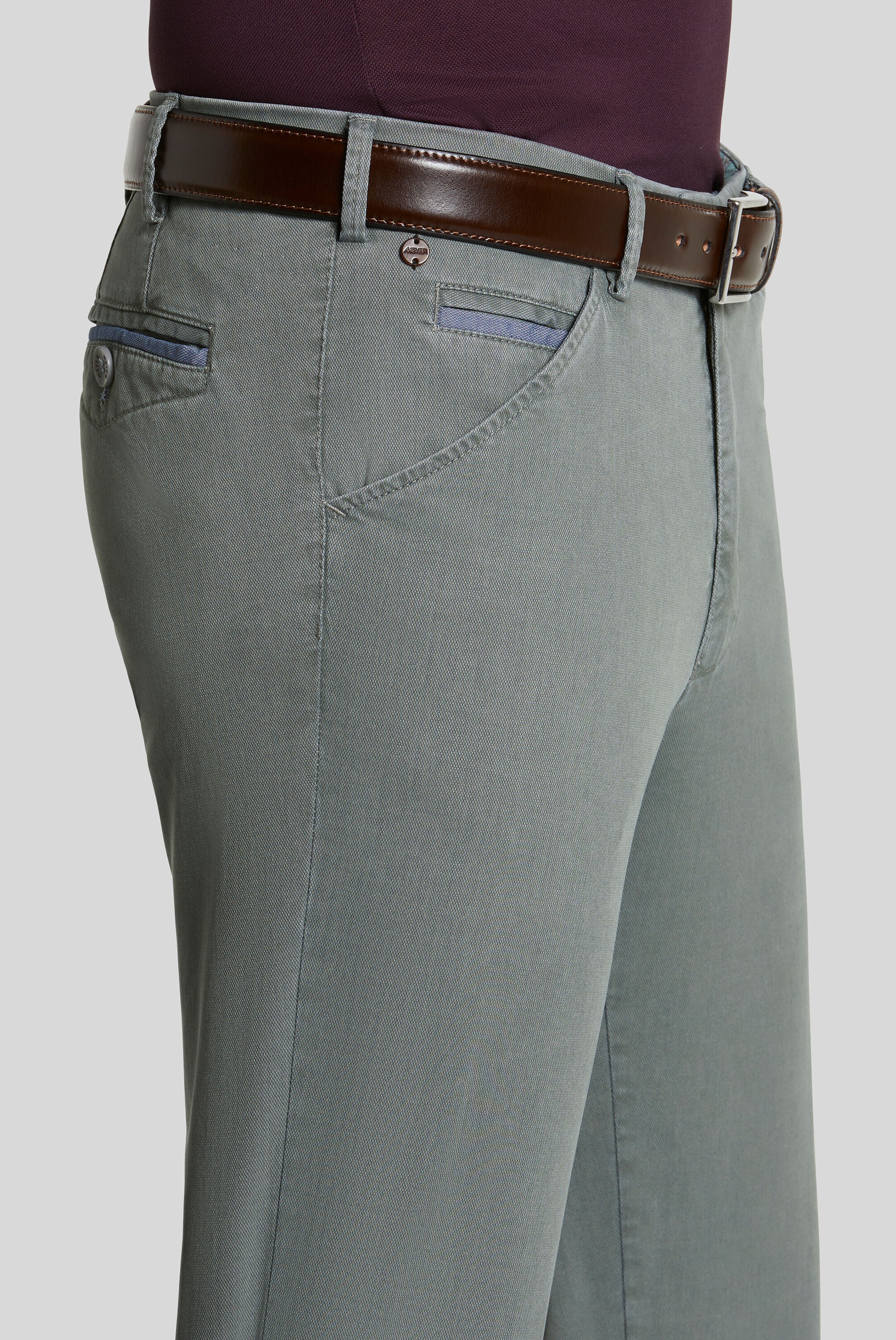 MEYER Stoffhose »Chicago«  Two-Tone-Super-Stretch