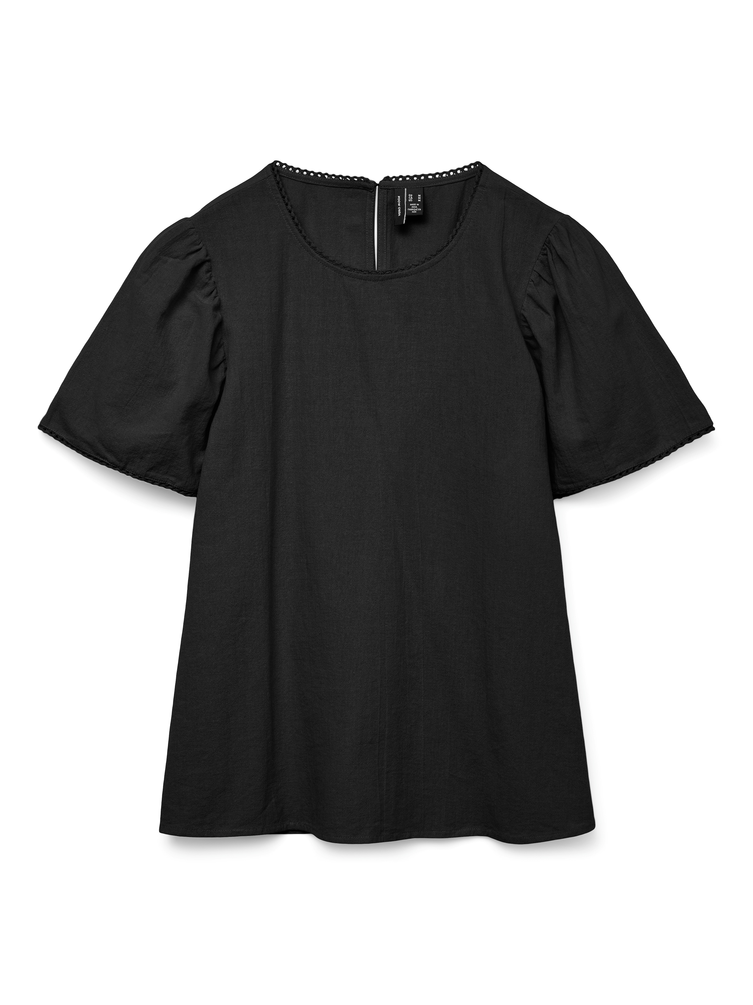 Vero Moda Kurzarmbluse »VMPRETTY SS TOP WVN GA NOOS«