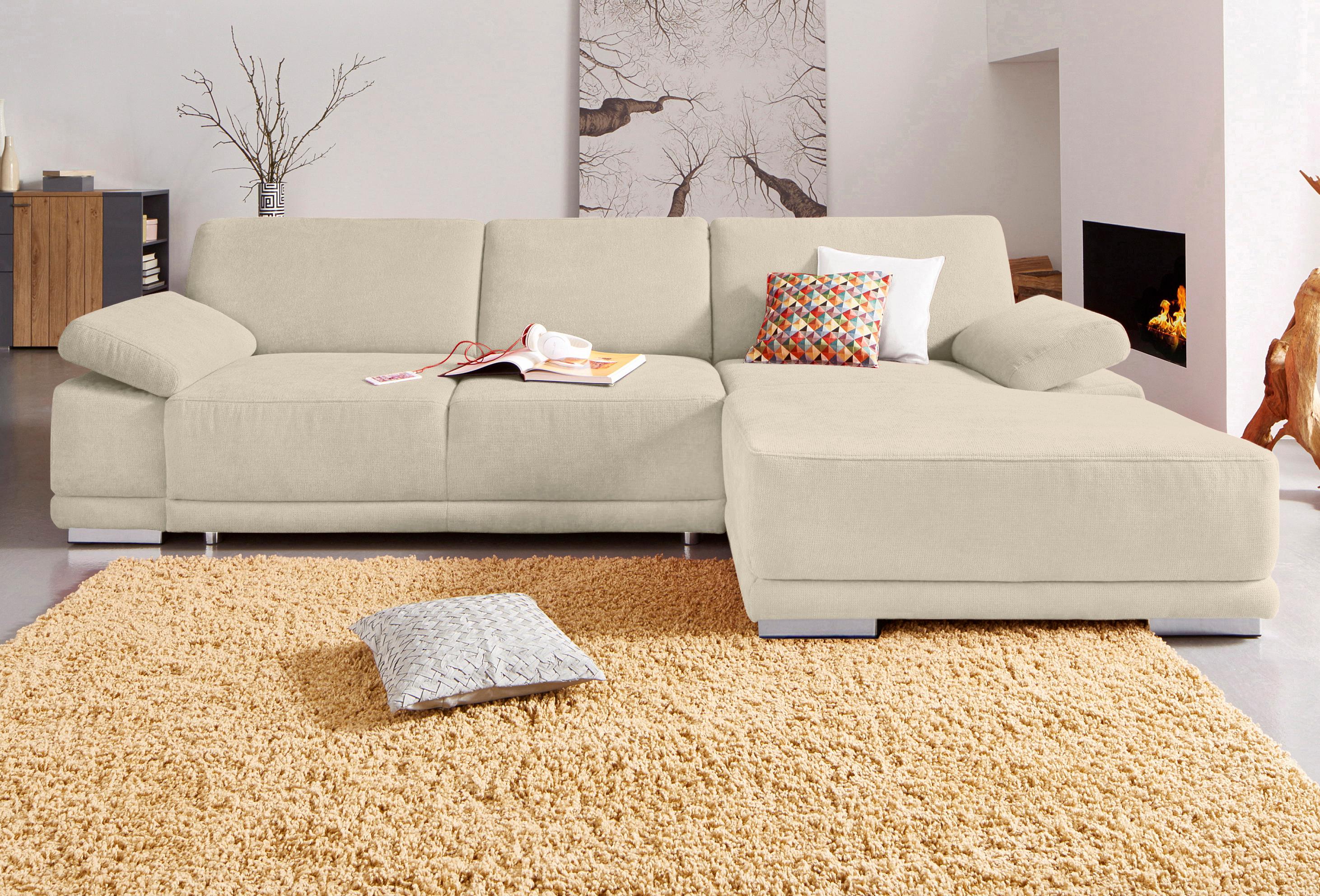 sit&more Ecksofa "Coria L-Form" mit XL-Recamiere, wahlweise mit Schlaffunktion