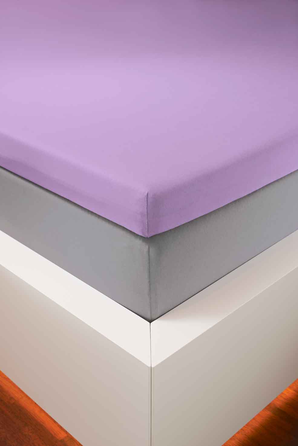 bellana Spannbettlaken "bellana deluxe für Topper, mit Elasthan, Premium Jersey 230 g/m²" mit 5% Elasthan, für Topper mit 4-10cm Höhe, bügelfrei, faltenfrei