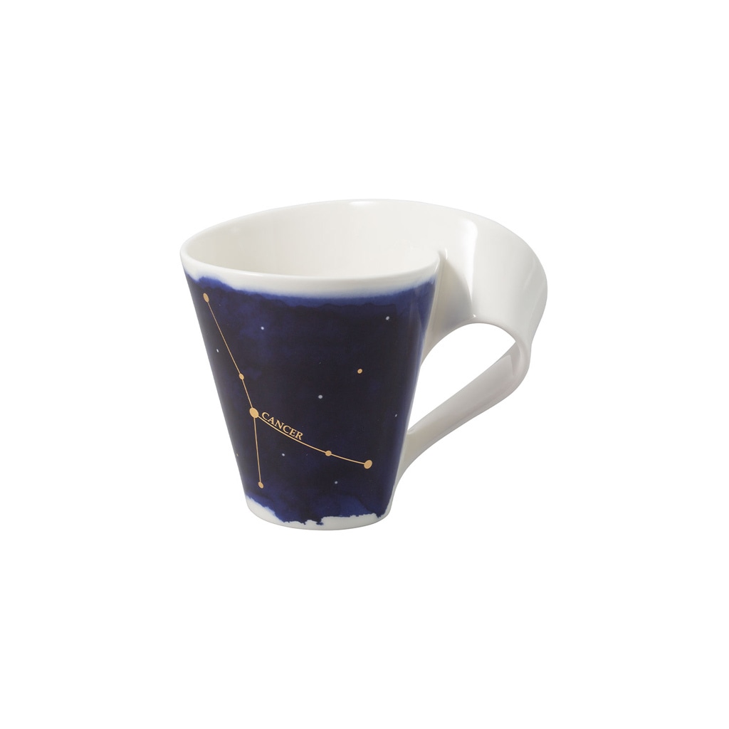 Villeroy & Boch Tasse "Tasse Krebs NewWave Stars 300 ml weiß-blau" günstig online kaufen