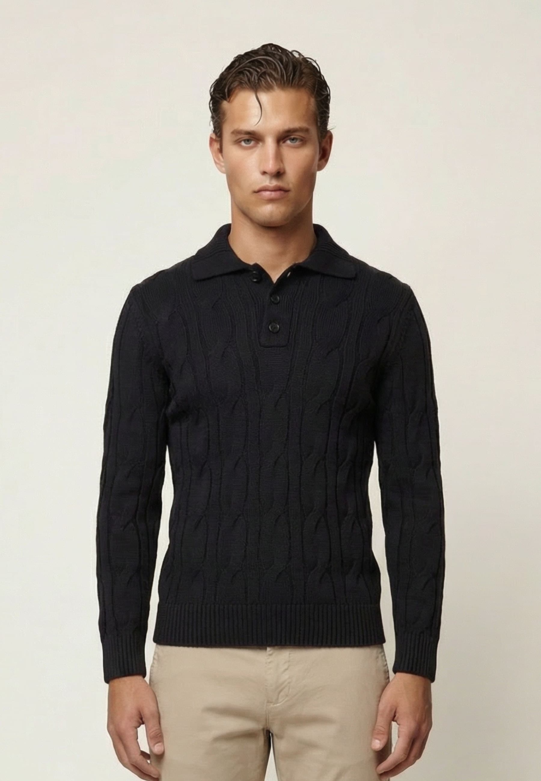 Felix Hardy Polokragenpullover »Pullover mit Polo-Kragen«