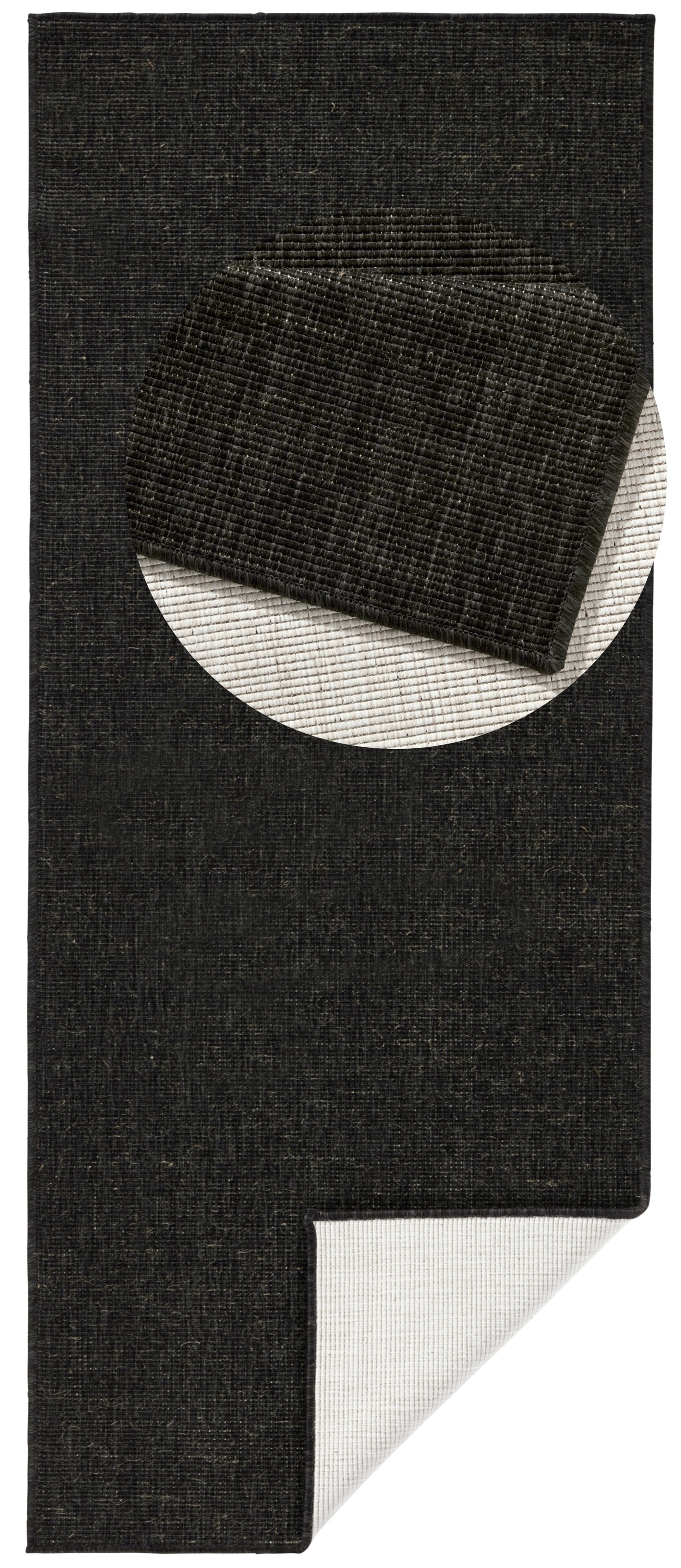 NORTHRUGS Teppich »Miami Wendeteppich«, rechteckig, 5 mm Höhe, In-& Outdoor, Wetterfest, Balkon, Läufer, Wohnzimmer, Wasserfest