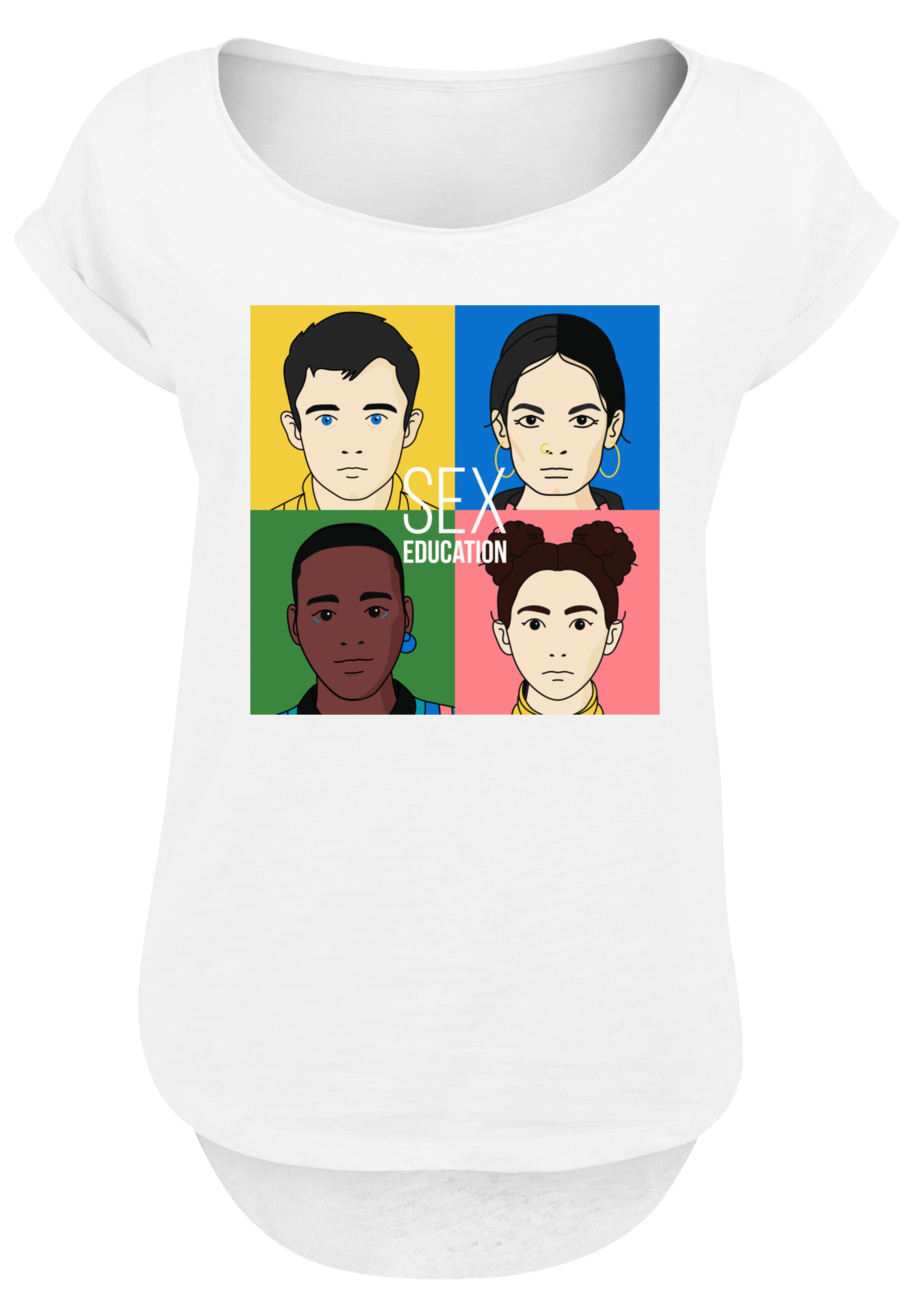F4NT4STIC T-Shirt »Sex Education Blur Cover Netflix TV Series«, Premium Qualität