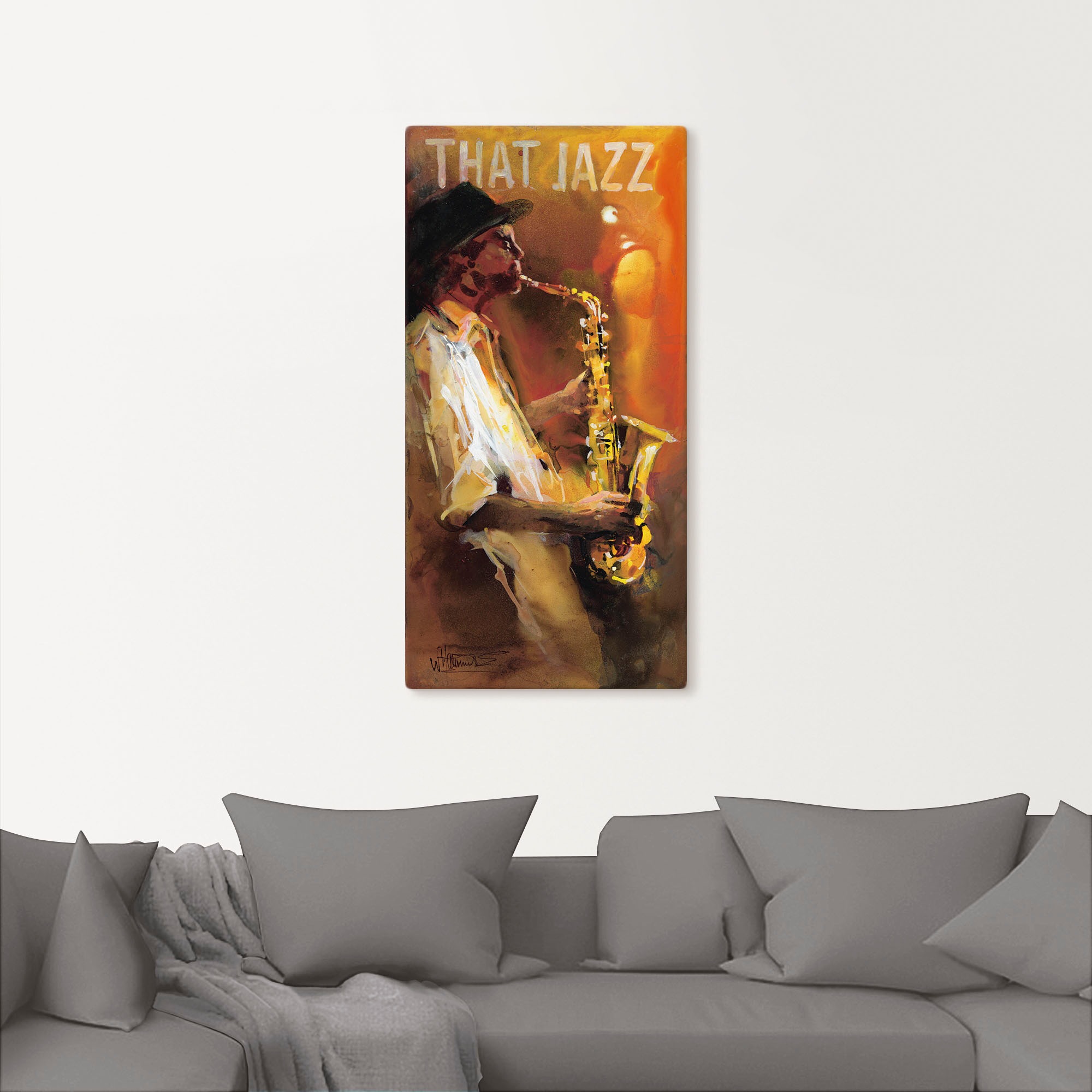 Artland Wandbild »Jazz«, Musiker, (1 St.), als Poster, Wandaufkleber in verschied. Größen
