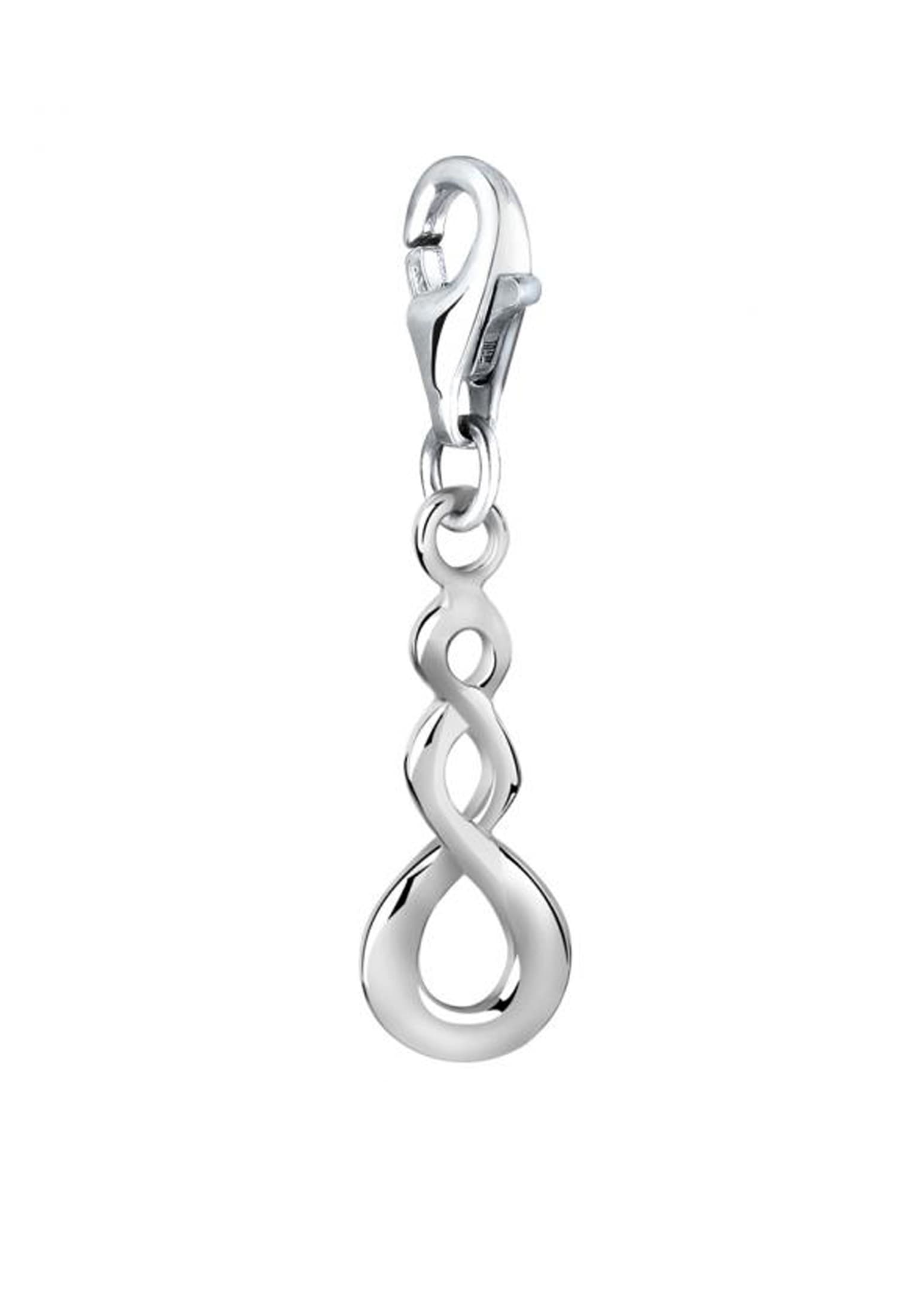 Nenalina Charm-Einhänger »Maori Infinity Kraft Symbol-Charm Twist 925 Silber«