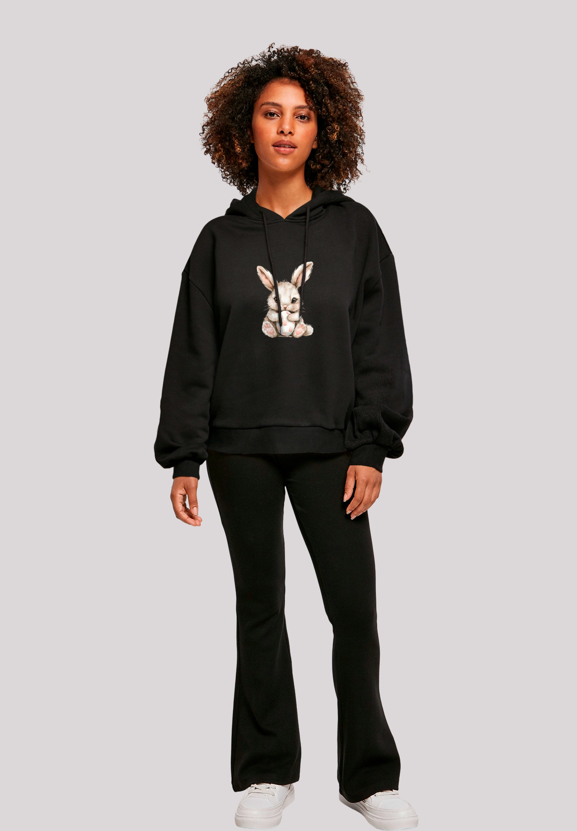 F4NT4STIC Sweatshirt »Niedlicher Osterhase mit Ei«, Premium Qualität