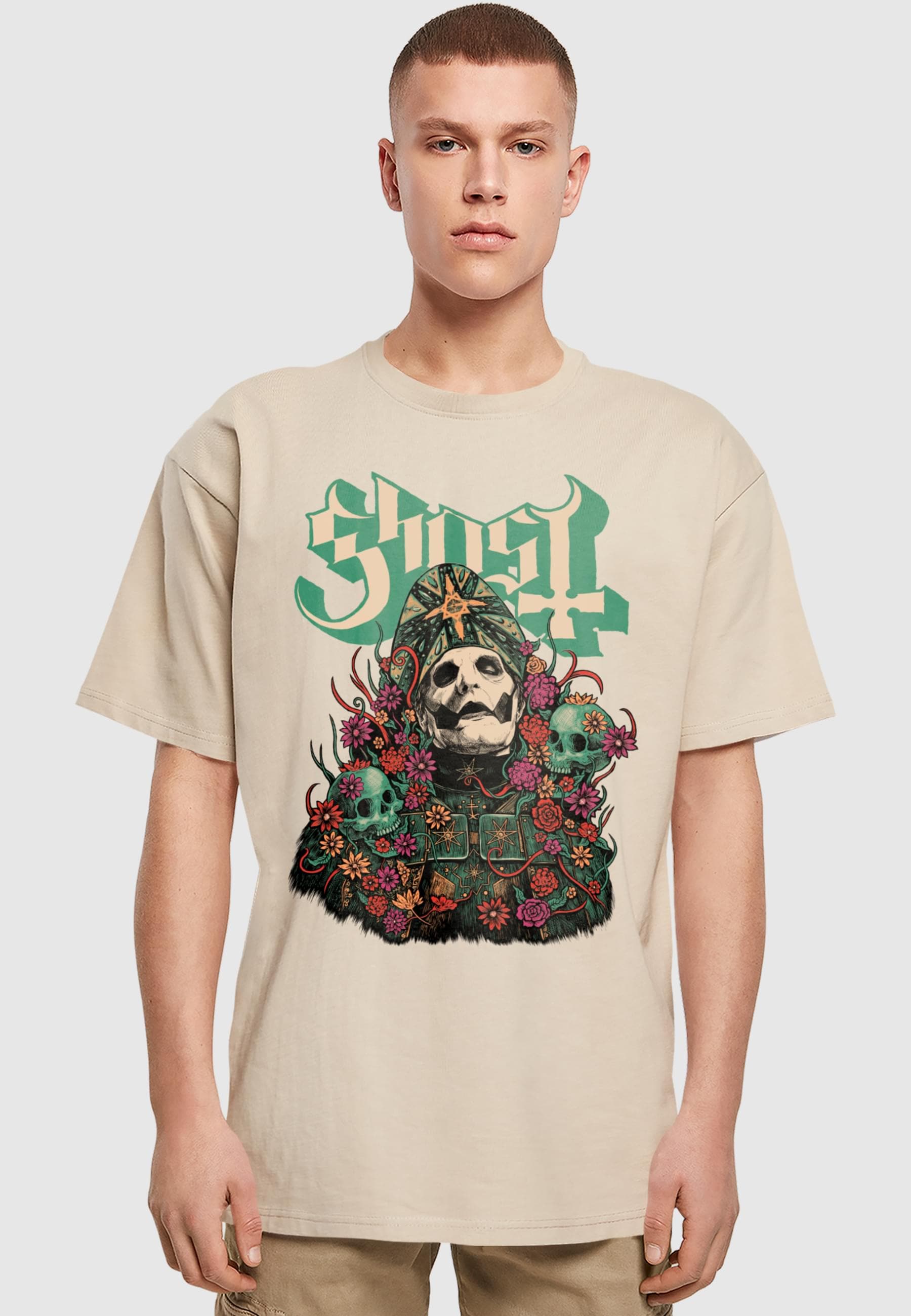 Merchcode T-Shirt »Merchcode Ghost - Bliss Heavy Oversize Tee«, (1 tlg.)