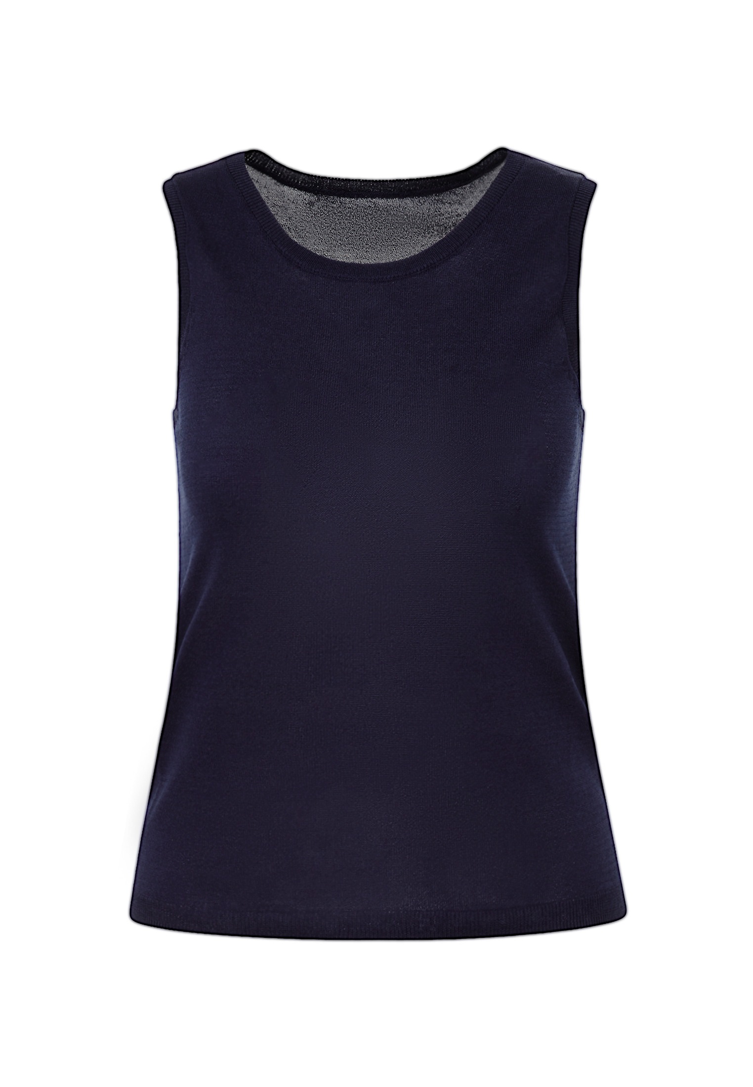 seidensticker Strickpullover »Schwarze Rose« Ohne Arm Rundhals