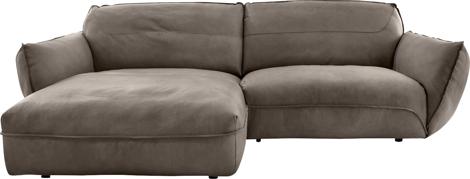 BETYPE Ecksofa "Be Type Be Chilled, Mega Sofa, Bezug: hochwertiges Anilinle günstig online kaufen