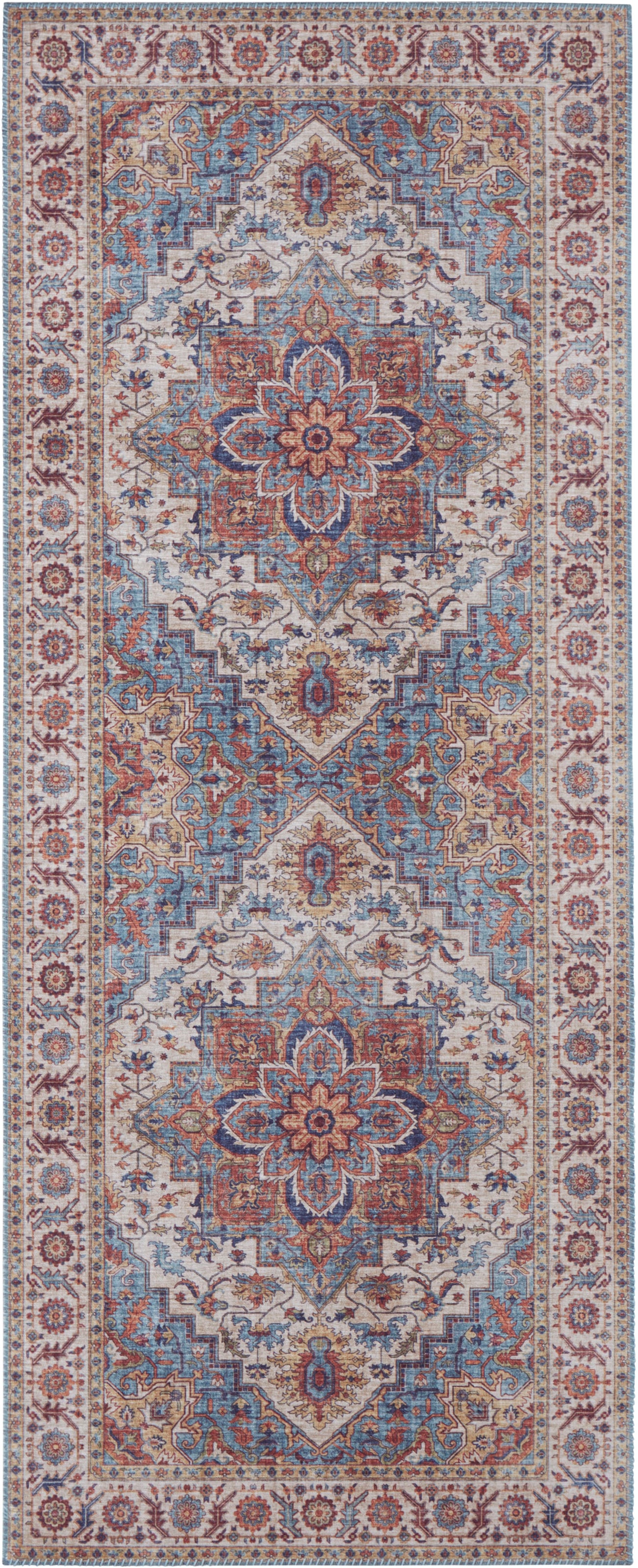 NOURISTAN Teppich »Anthea«, rechteckig, 5 mm Höhe, Orientalisch, Läufer, Vintage, Wohnzimmer, Schlafzimmer, Esszimmer