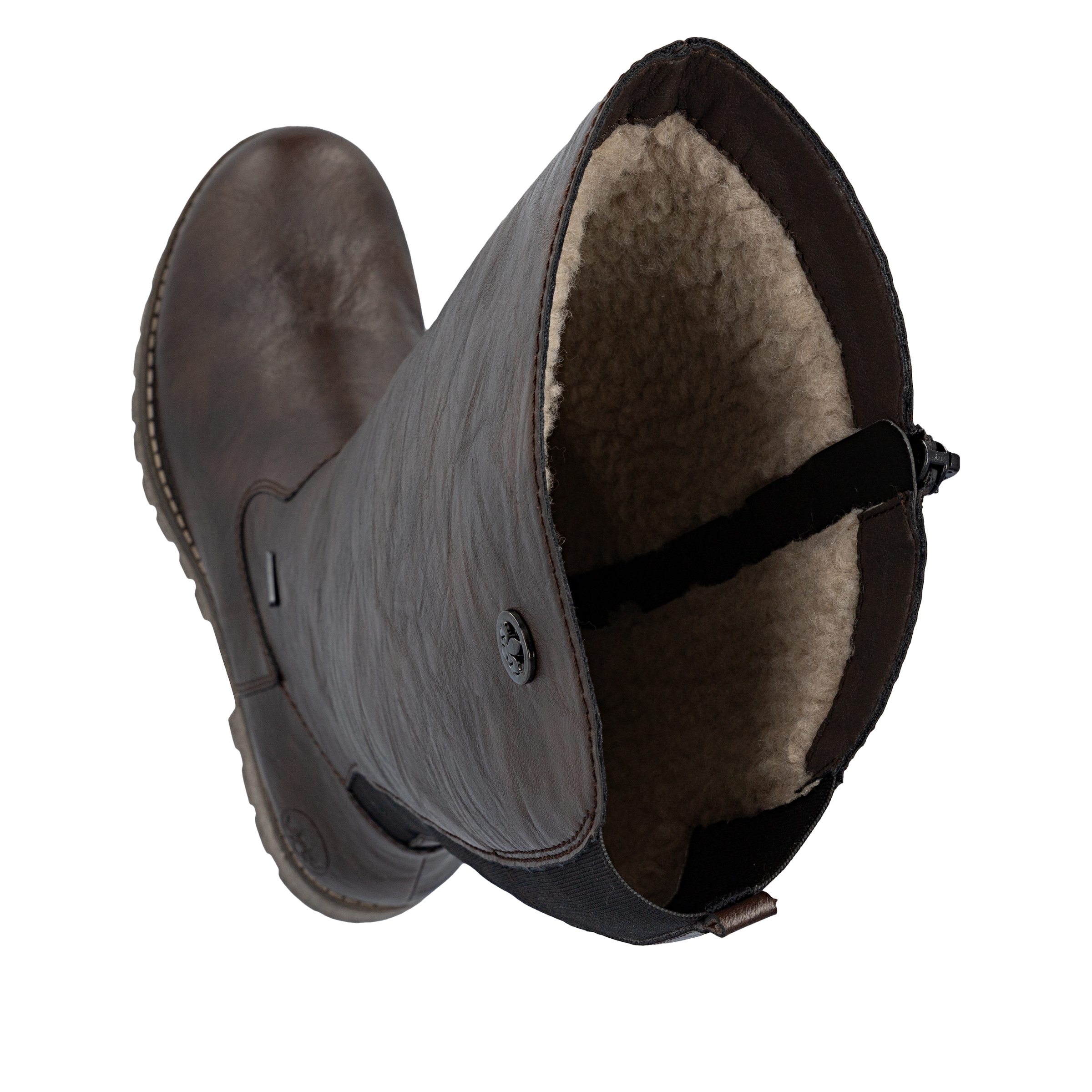 Rieker Winterstiefel  , Langschaftstiefel, Winterstiefel im klassischen Look, TEX-Membran