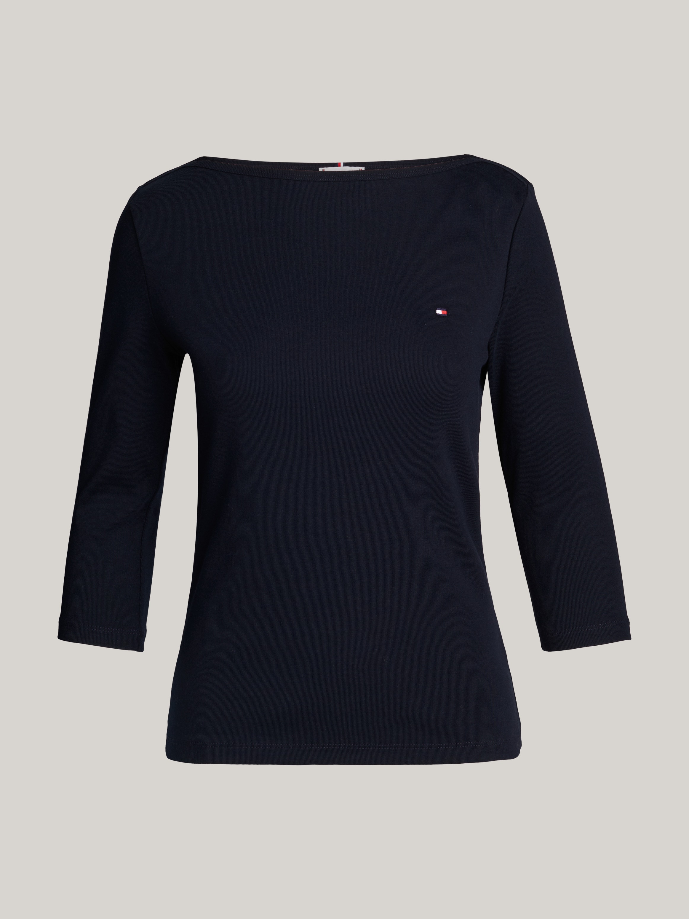 Tommy Hilfiger 3/4-Arm-Shirt »NEW CODY SLIM BOAT-NK 3/4SLV«, mit Logostickerei