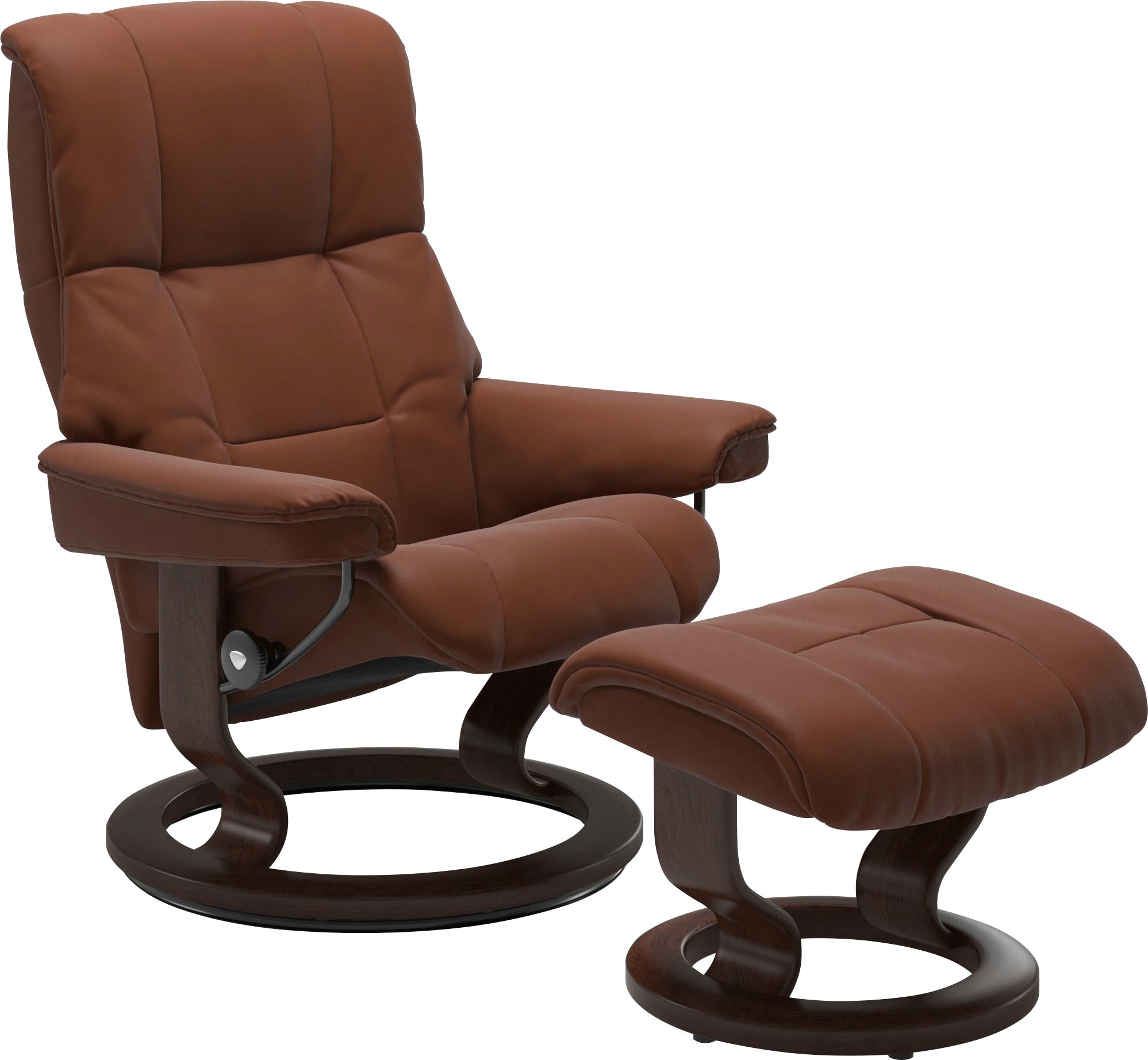 Stressless Relaxsessel "Mayfair" Relaxsessel mit Hocker, mit Classic Base, Gestell Braun