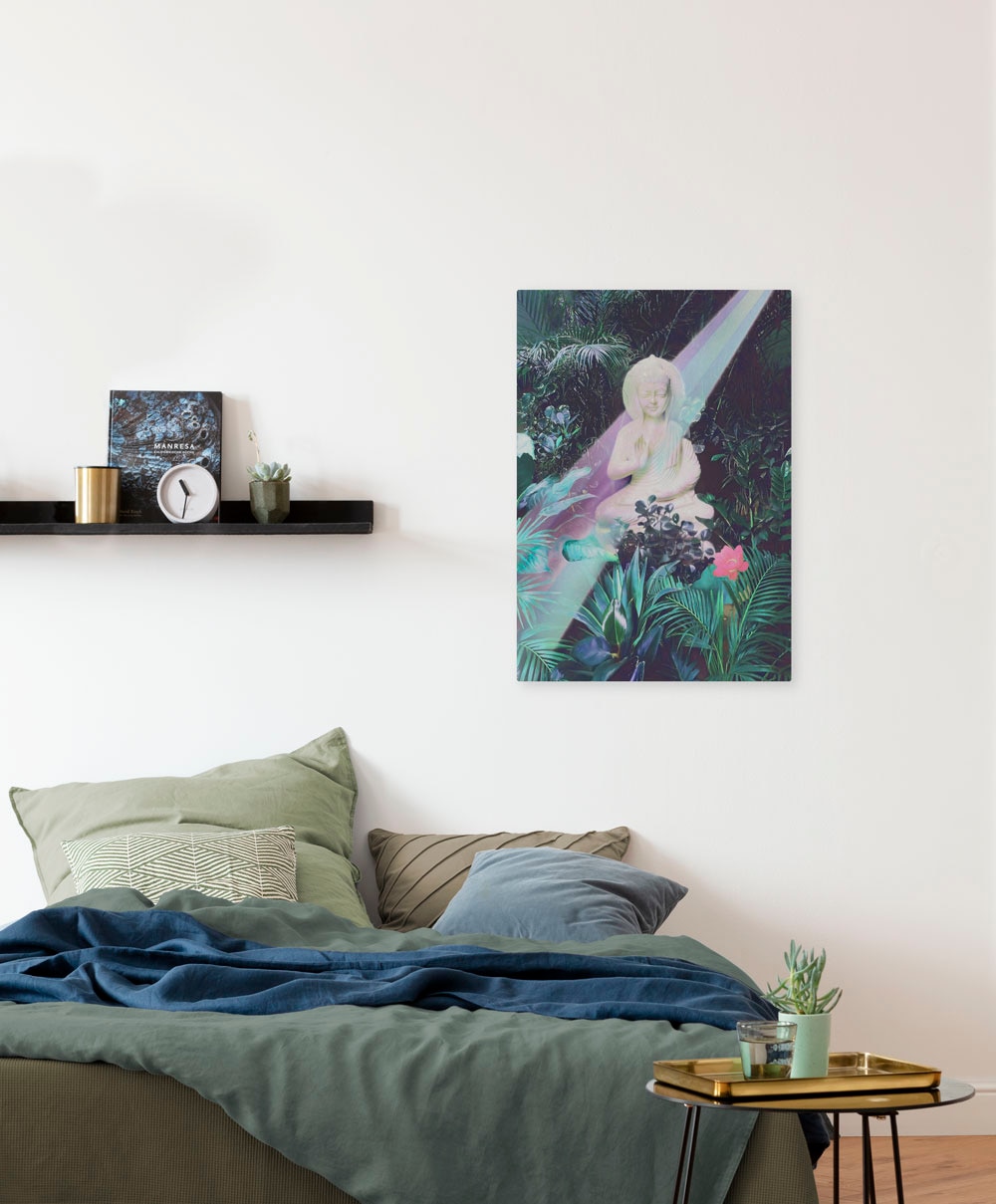 Komar Leinwandbild "Garden of Silence - Größe 40 x 60 cm" Natur 1 Stk. tlg. günstig online kaufen