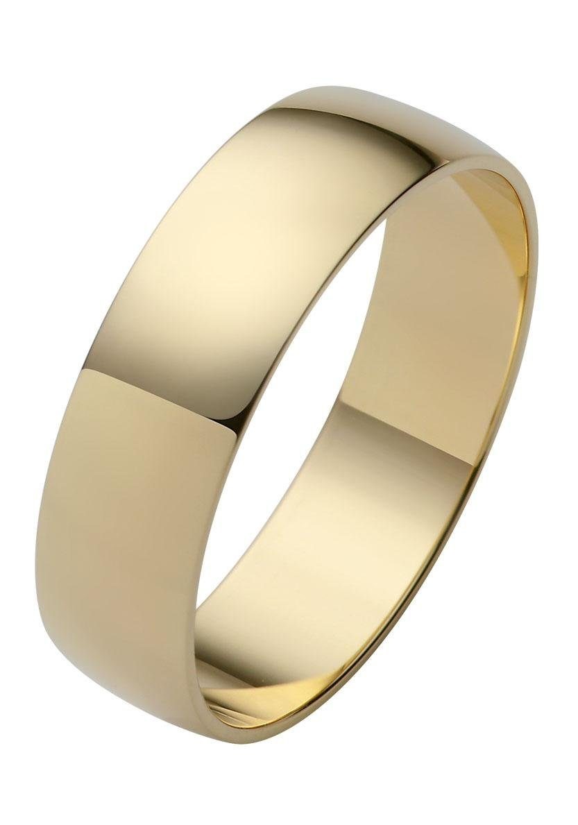 Firetti Trauring »Schmuck Geschenk Gold Hochzeit Ehering Trauring "LIEBE"«, Made in Germany, wahlweise mit oder ohne Brillant