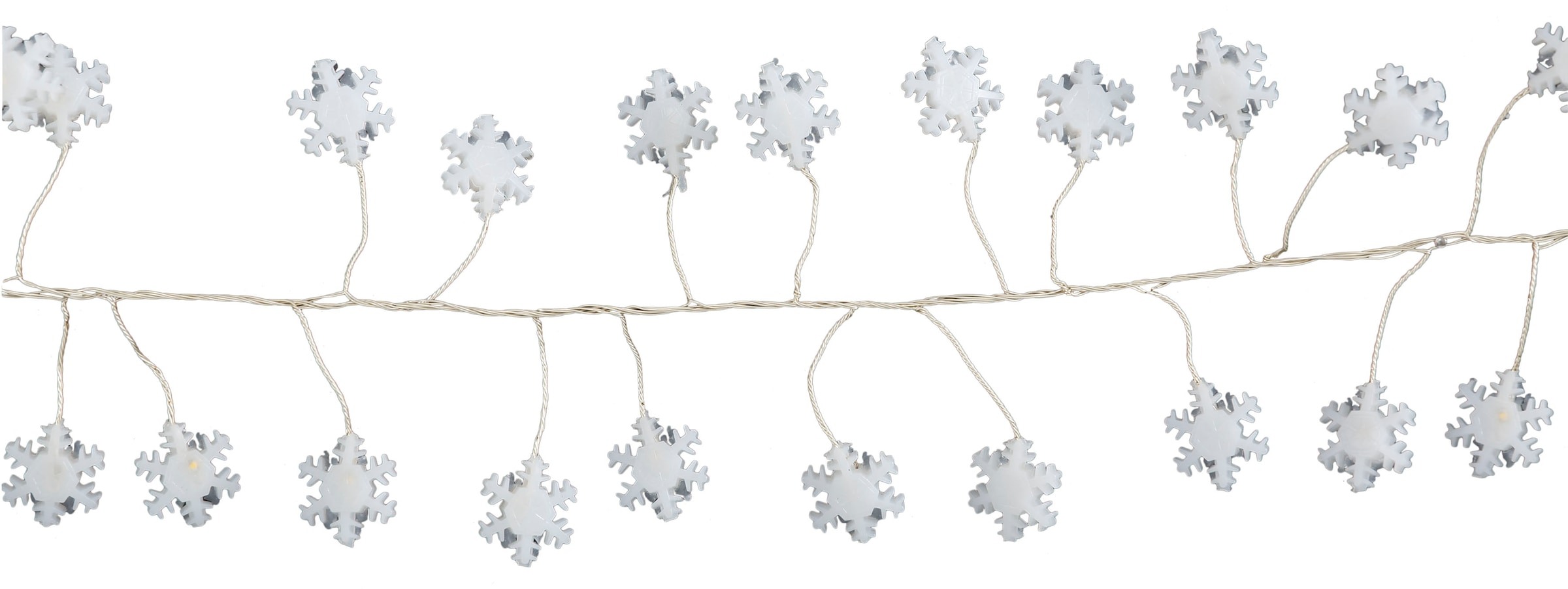 AM Design LED-Lichterkette Weihnachtsdeko »Schneeflocke, 5m aussen«, bestellen Anlaufkabel BAUR 
