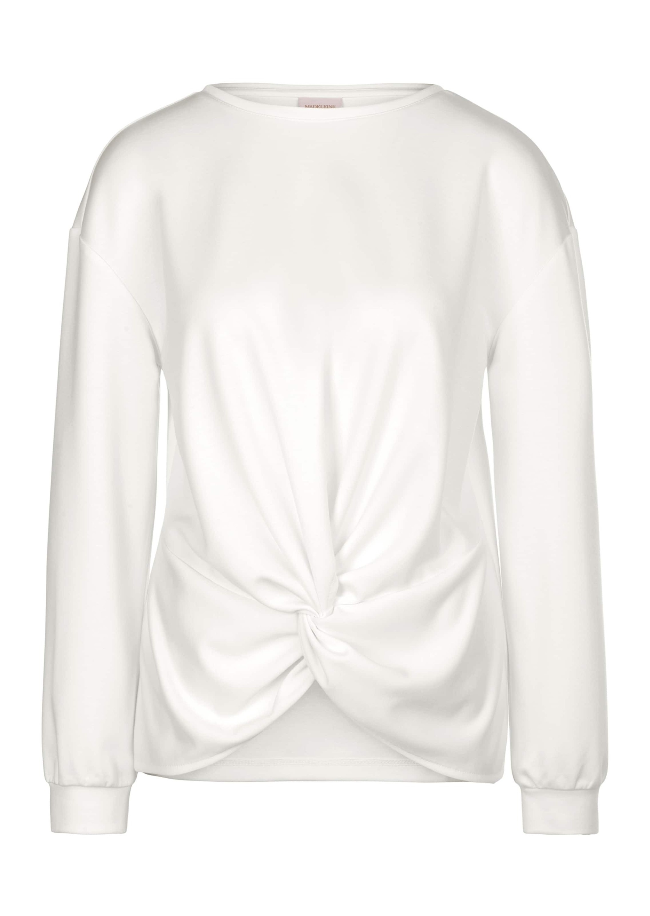 MADELEINE Langarmshirt "Sweatshirt Sweatshirt mit Knoten-Drapierung" günstig online kaufen