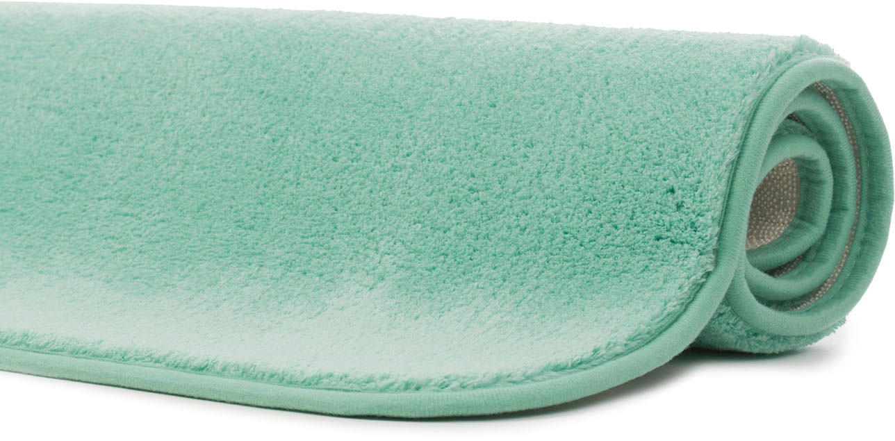 Thumbnail - Gözze Badematte "Rio Premium" Höhe 18 mm rutschhemmend beschichtet fußbodenheizungsgeeignet  schnell trocknend Badteppic...