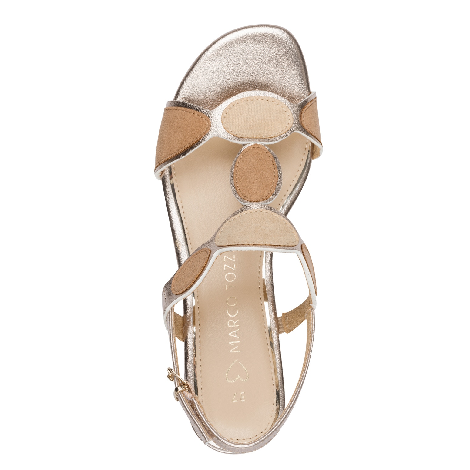 MARCO TOZZI Sandalette  Blockabsatz, Riemchensandale, mit Schnallenverschluss