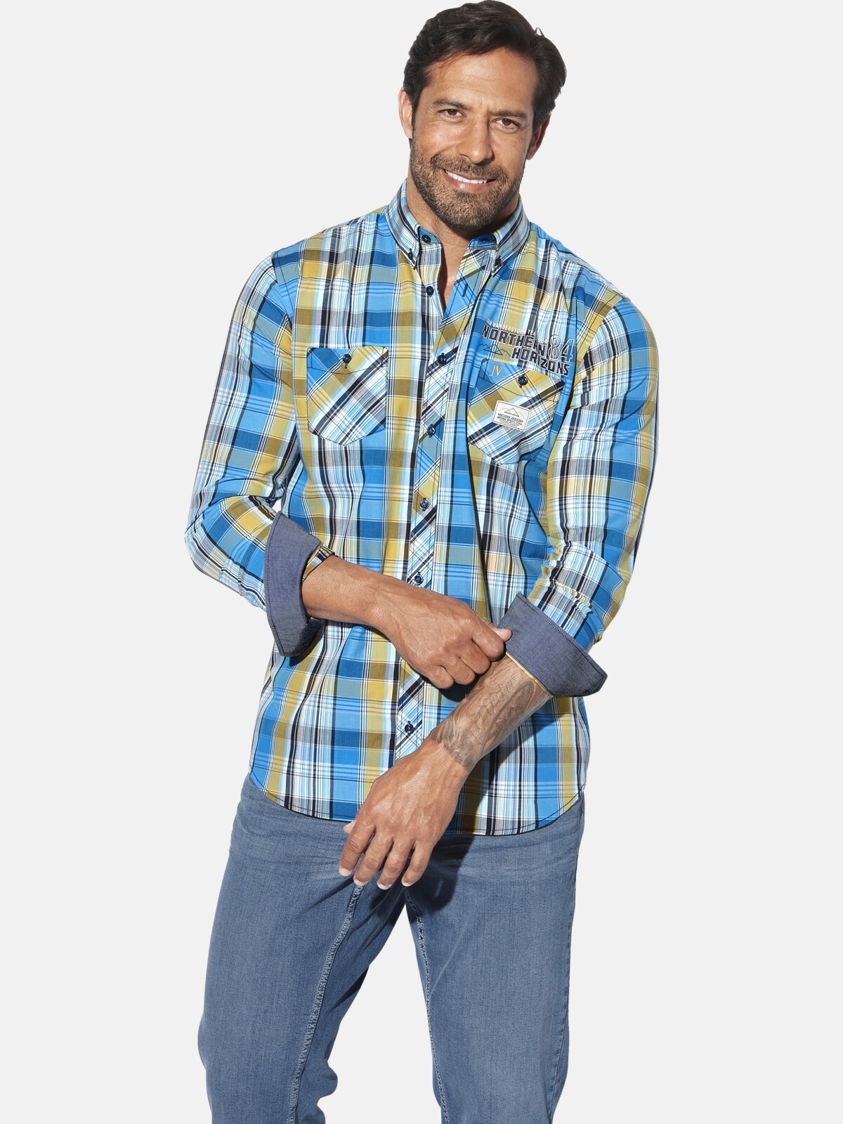 Jan Vanderstorm Langarmhemd "Hemd JORHEIM" günstig online kaufen