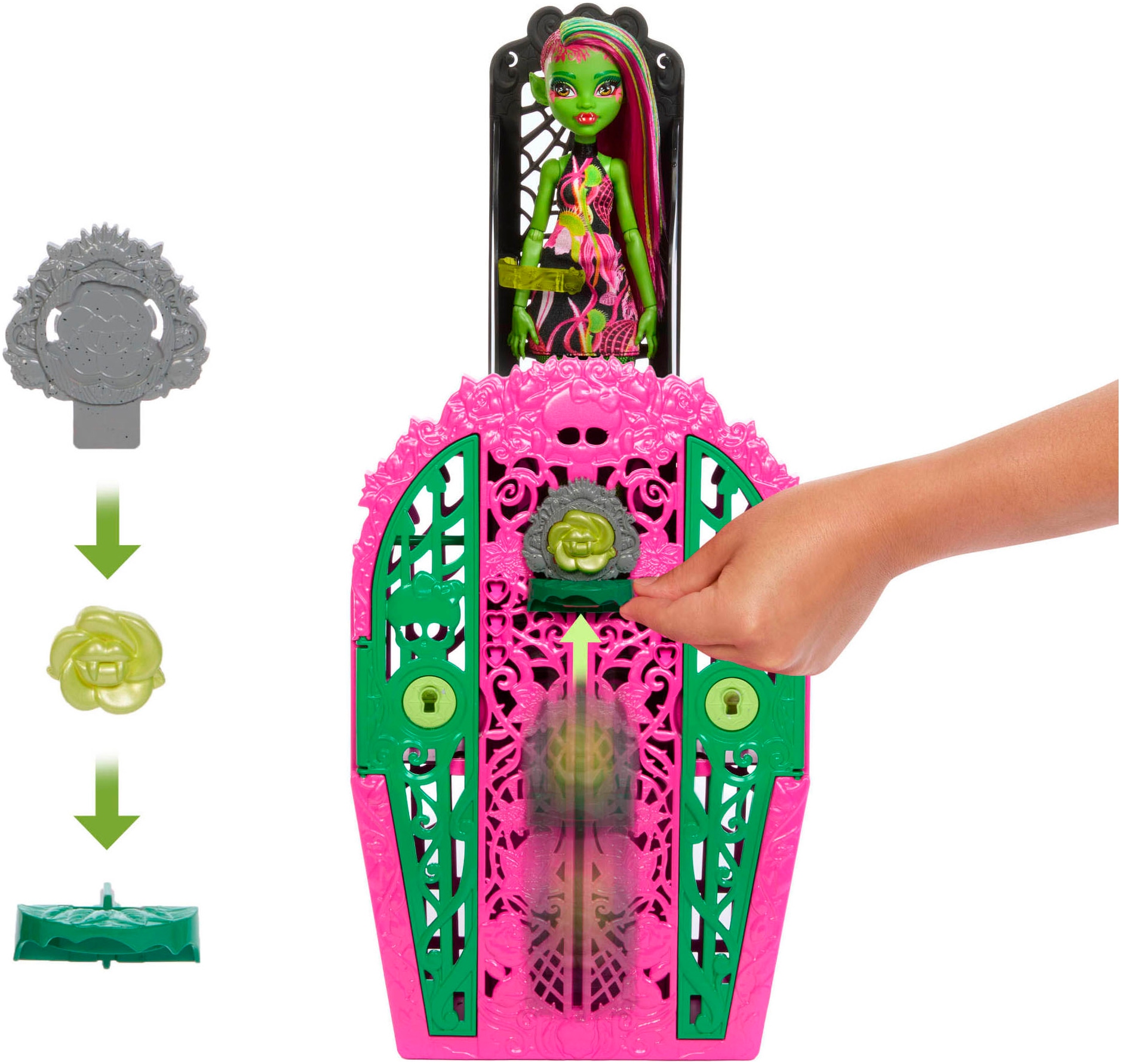 MonsterHigh™ Anziehpuppe »Skulltimate Secrets: Garden Mysteries, Venus McFlytrap«