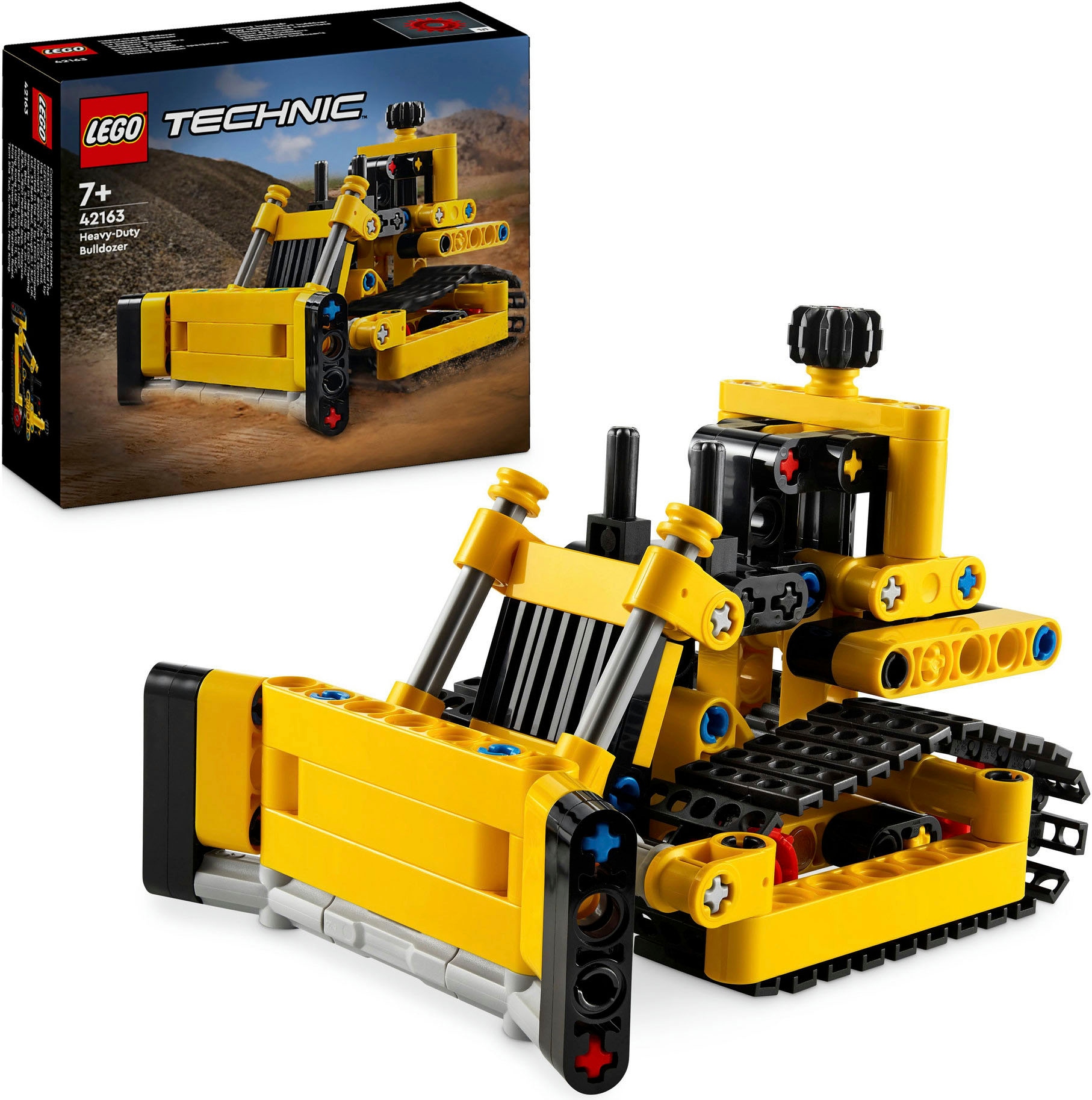 Konstruktionsspielsteine »Schwerlast Bulldozer (42163), LEGO Technic«, (195 St.), Made...