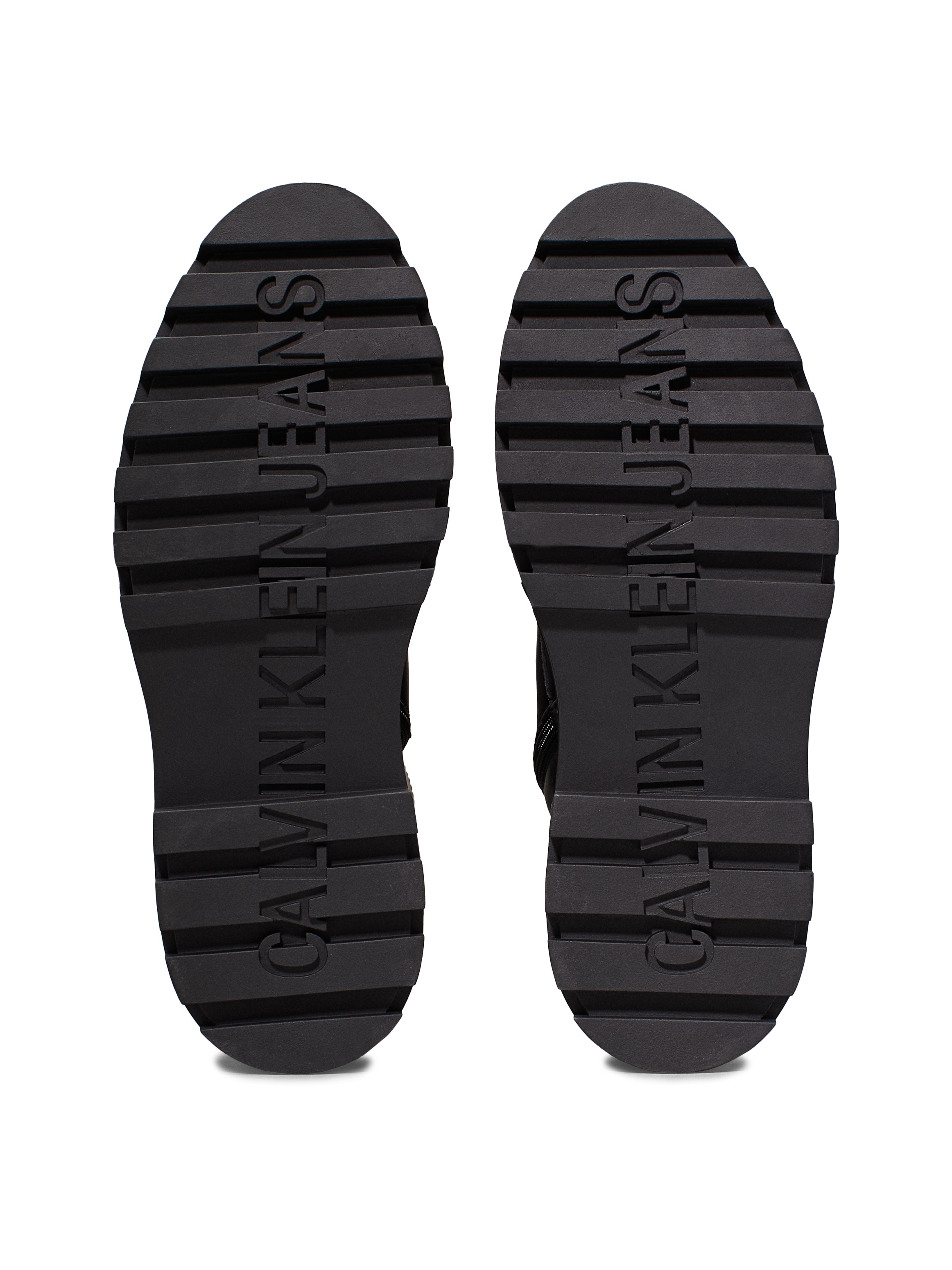 Calvin Klein Jeans Schnürboots »FLATFORM LACE UP BOOT MG LTH«, Schnürstiefelette, Plateauboots mit Profilsohle