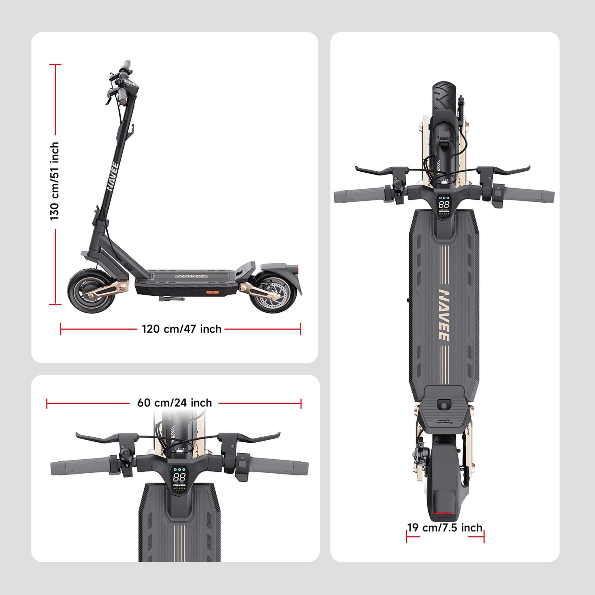NAVEE E-Scooter »ST3 Electric Scooter (DE Version)«