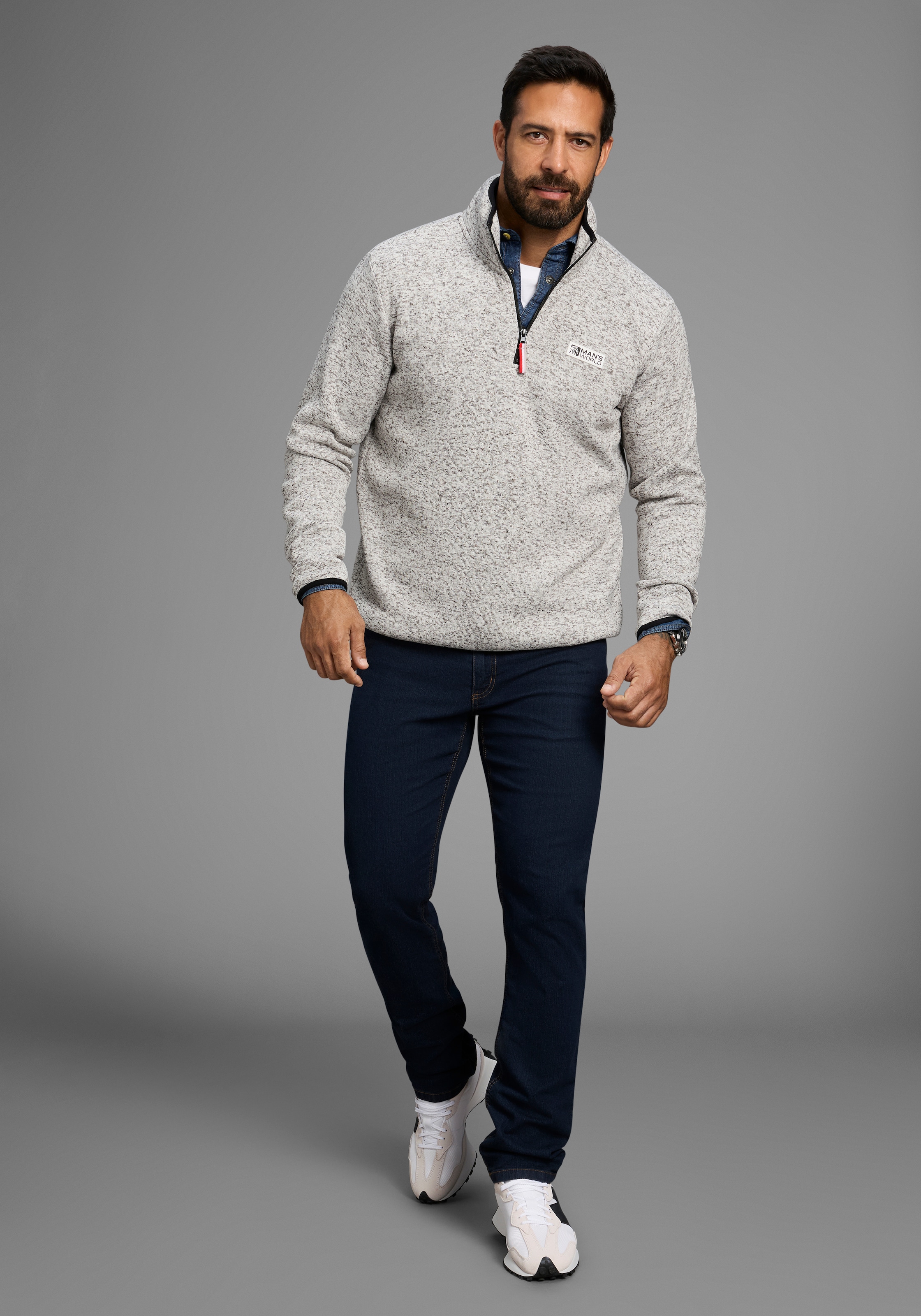 Man's World Sweatshirt, Freizeit Allrounder