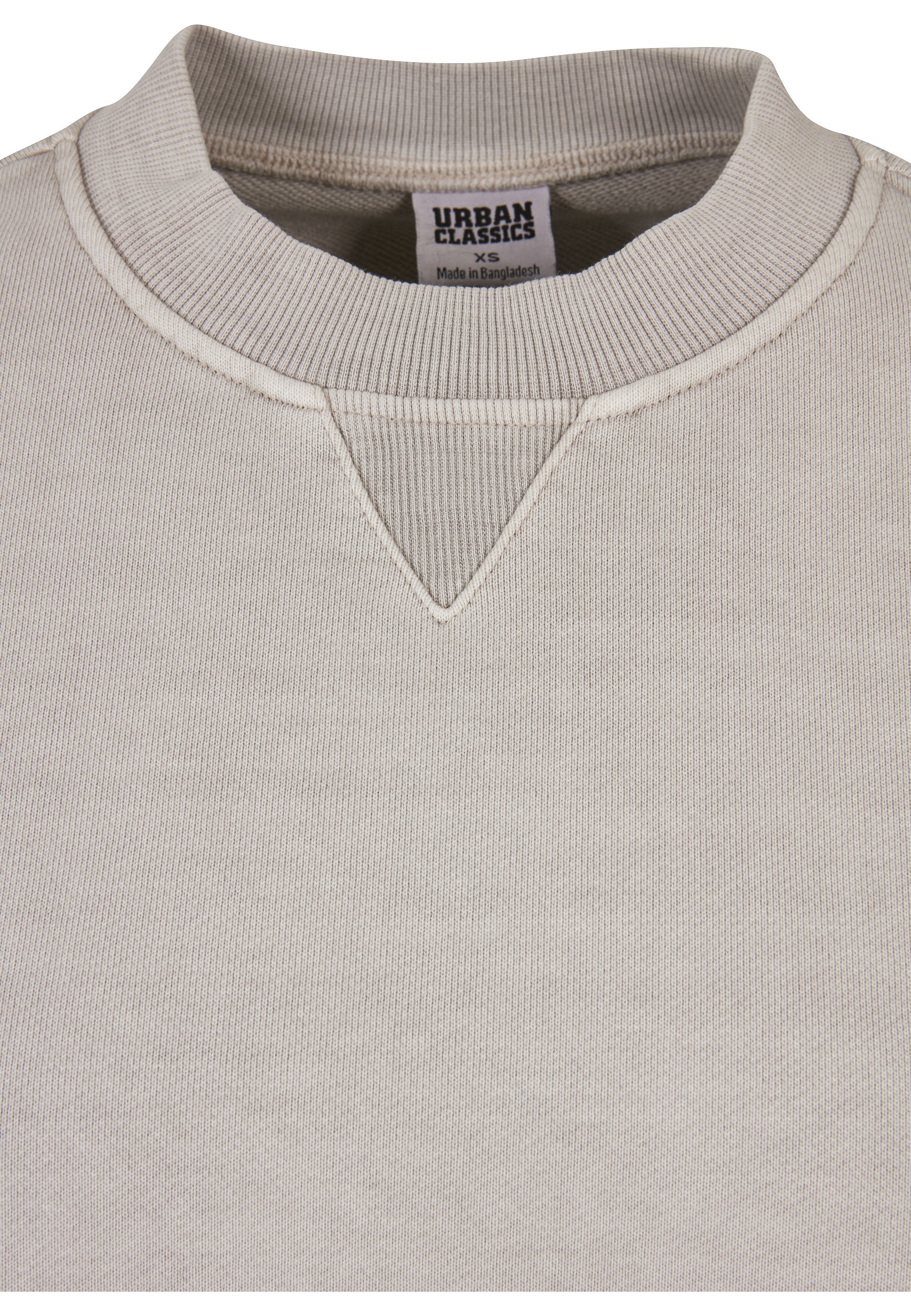 URBAN CLASSICS Sweater »Urban Classics Damen Ladies Heavy Terry Garment Dye Crewneck«, 1 Stk.
