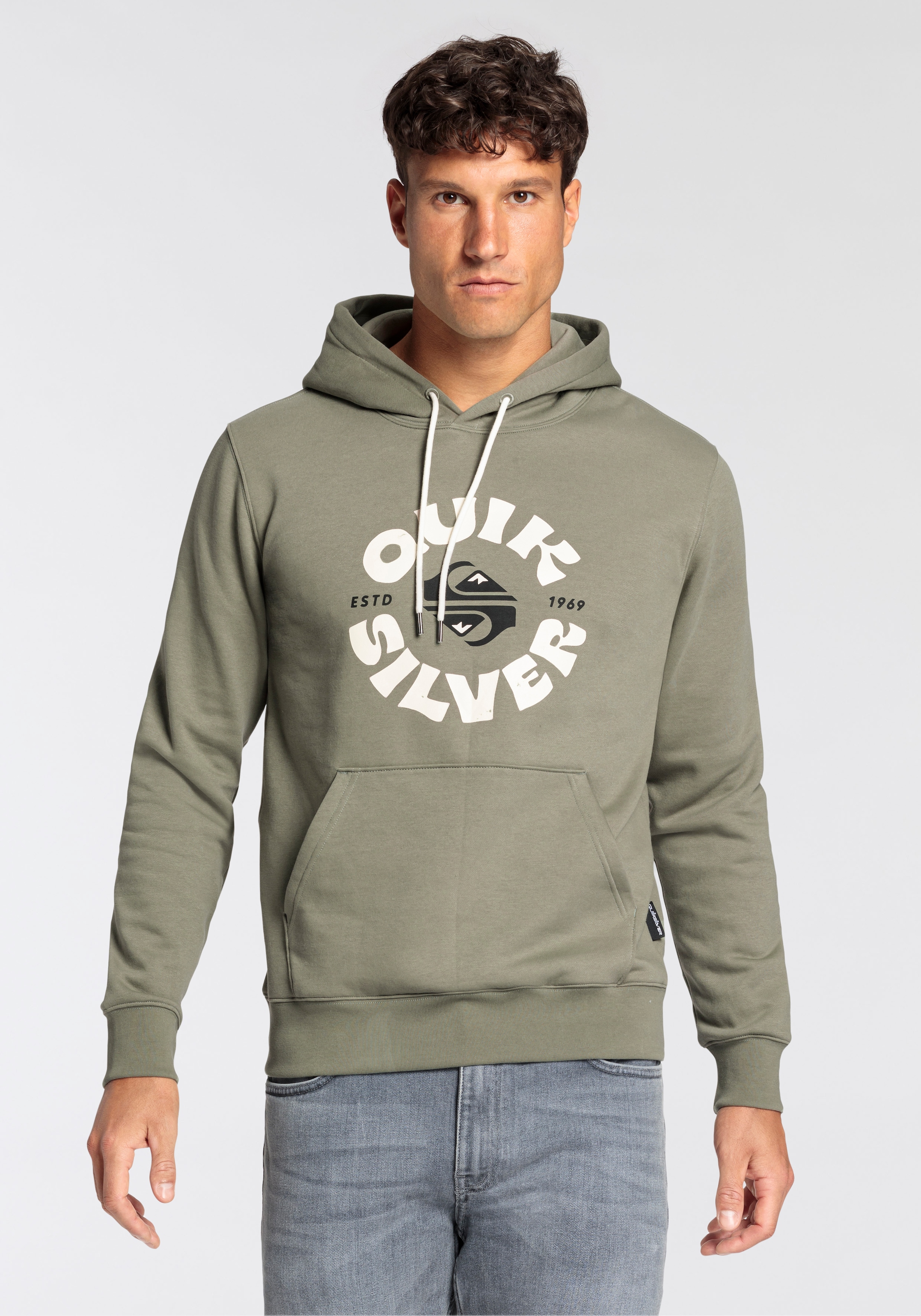 Quiksilver Kapuzensweatshirt "FINAL CALL HOODIE YM", mit Kapuze, aus Baumwolle und Polyester, auch in großen Größen