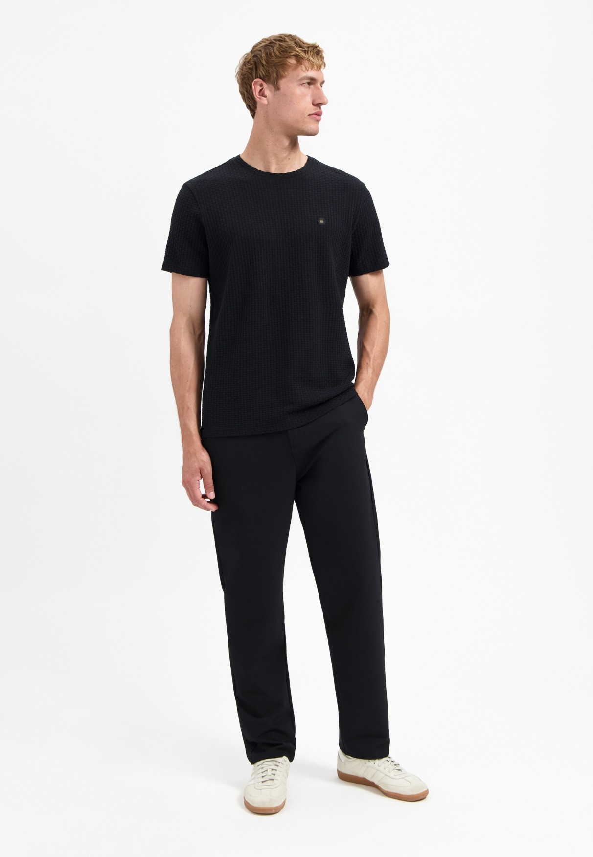 NO EXCESS T-Shirt »No Excess Strukturiertes T-Shirt«