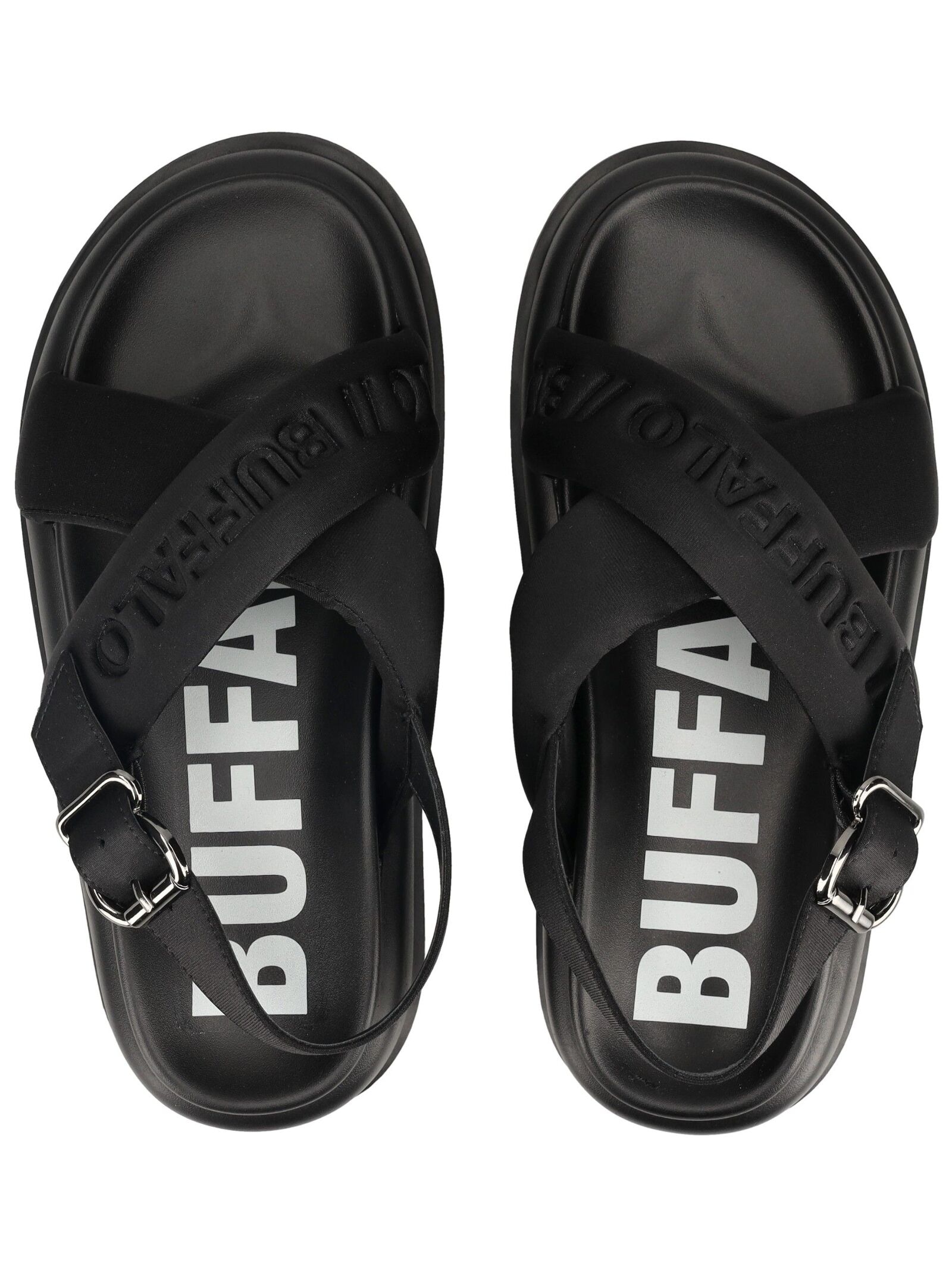 Buffalo Plateausandaletten »Buffalo Sandalen Textil«