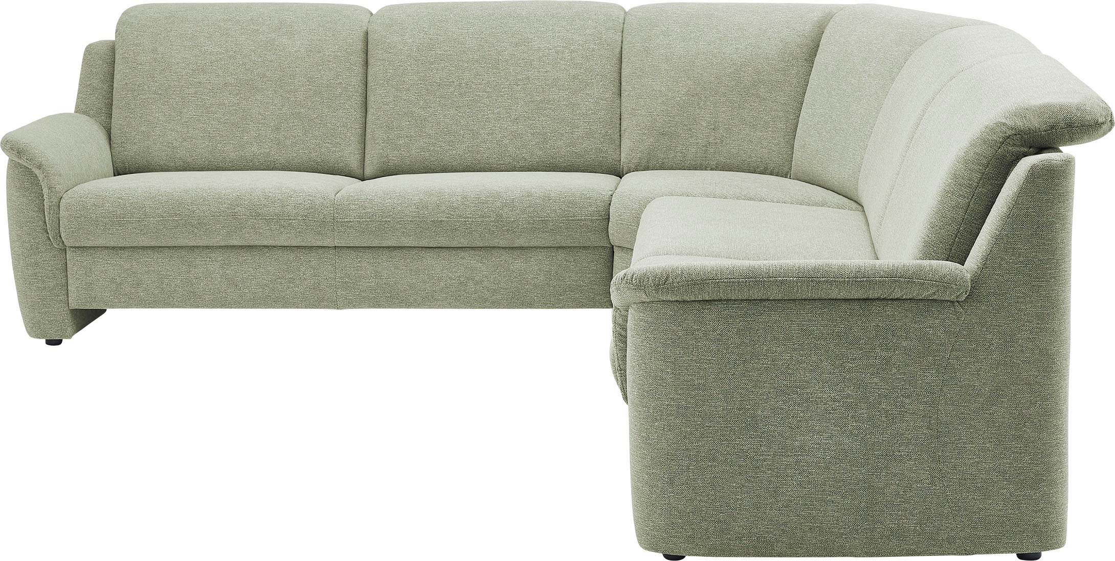 VILLA BECK Ecksofa »Garda L-Form«, (4 St.), inklusive Kopfteilverstellung, Stellmaß 309x277 cm