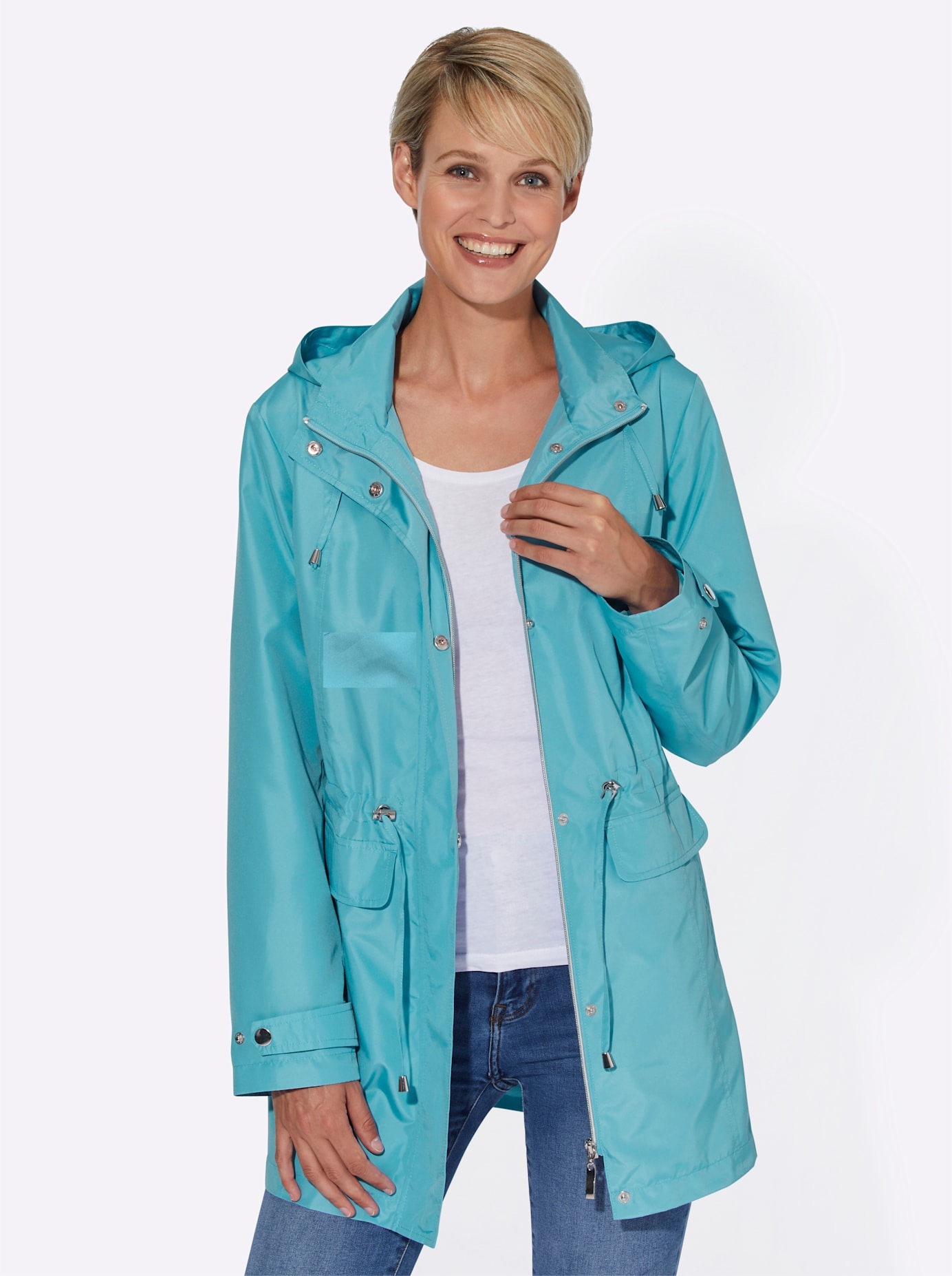 Classic Basics Langjacke mit Kapuze günstig online kaufen