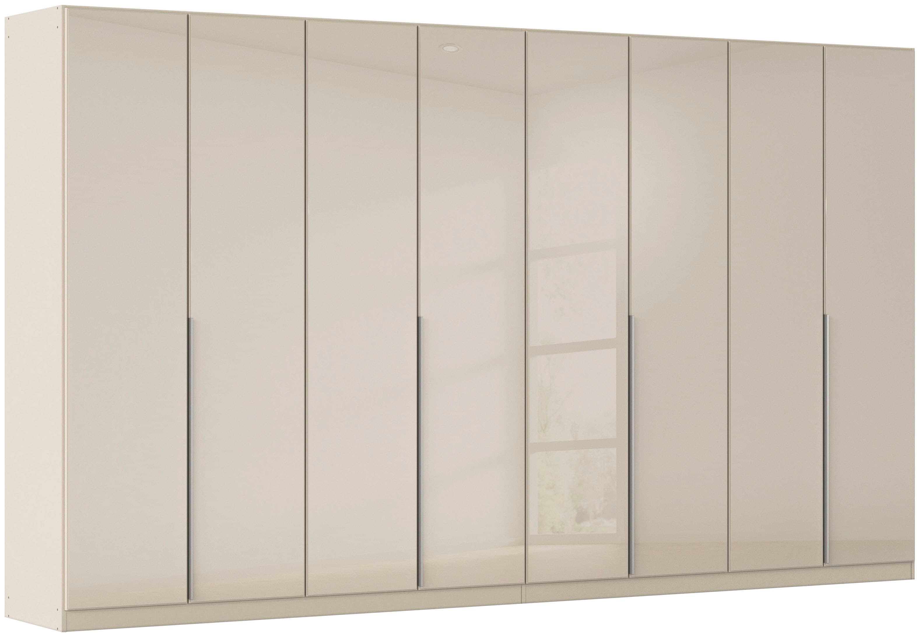OTTO home Drehtürenschrank "Kleiderschrank Kleiderschränke Schrank Garderobe AGORDO mit Glasfront" in zwei Griff-Farben, Breiten 91-405 cm, durchdachte Innenausstattung, in 8 Breiten und 2 Höhen MADE IN GERMANY