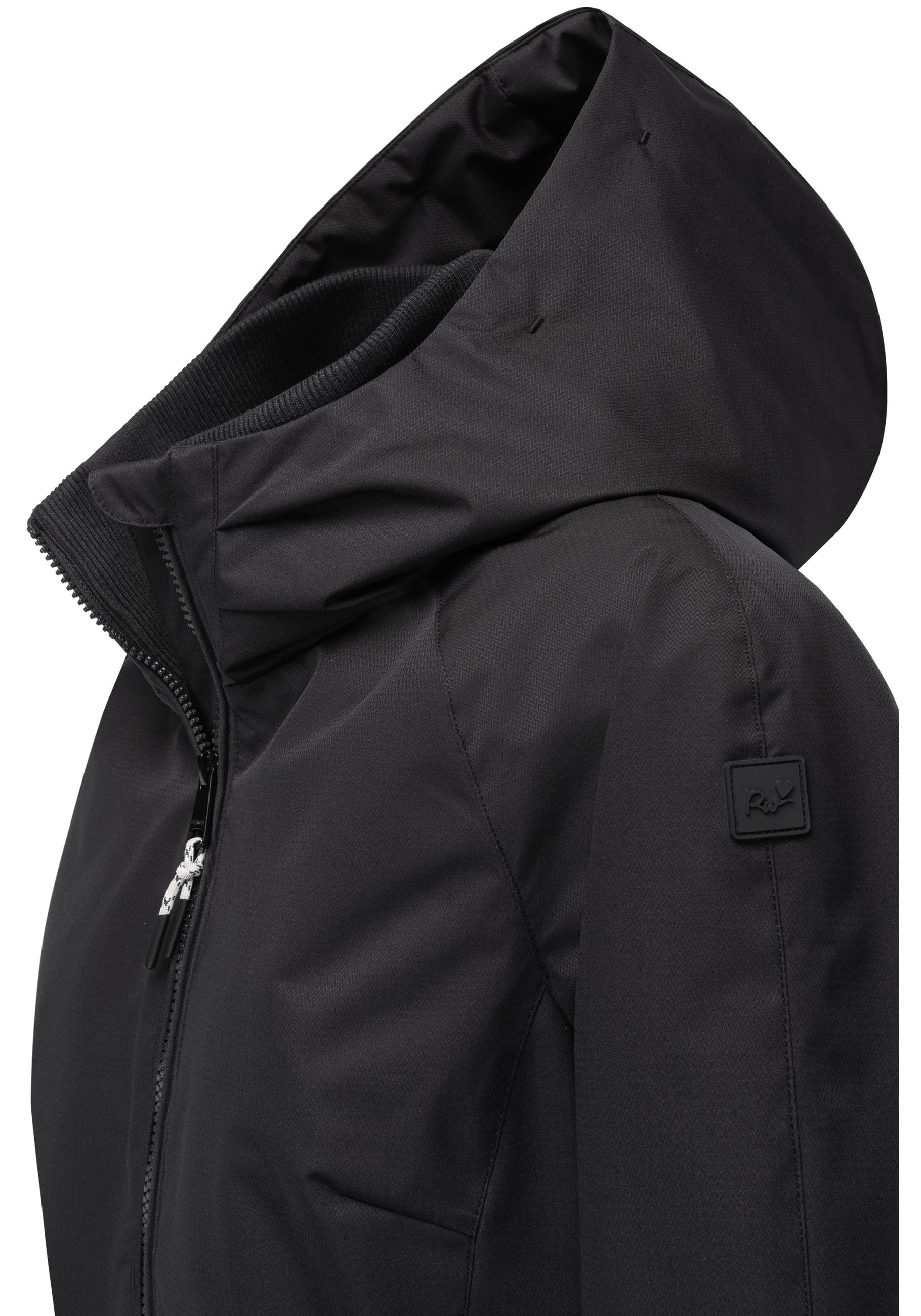 Ragwear Outdoorjacke »Dizzie Tech«, mit Kapuze, Wasserdichte Damen Übergangsjacke mit großer Kapuze