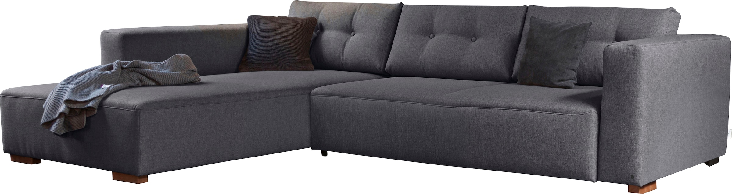 TOM TAILOR HOME Ecksofa "HEAVEN CHIC M", aus der COLORS COLLECTION, wahlweise mit Bettfunktion & Bettkasten