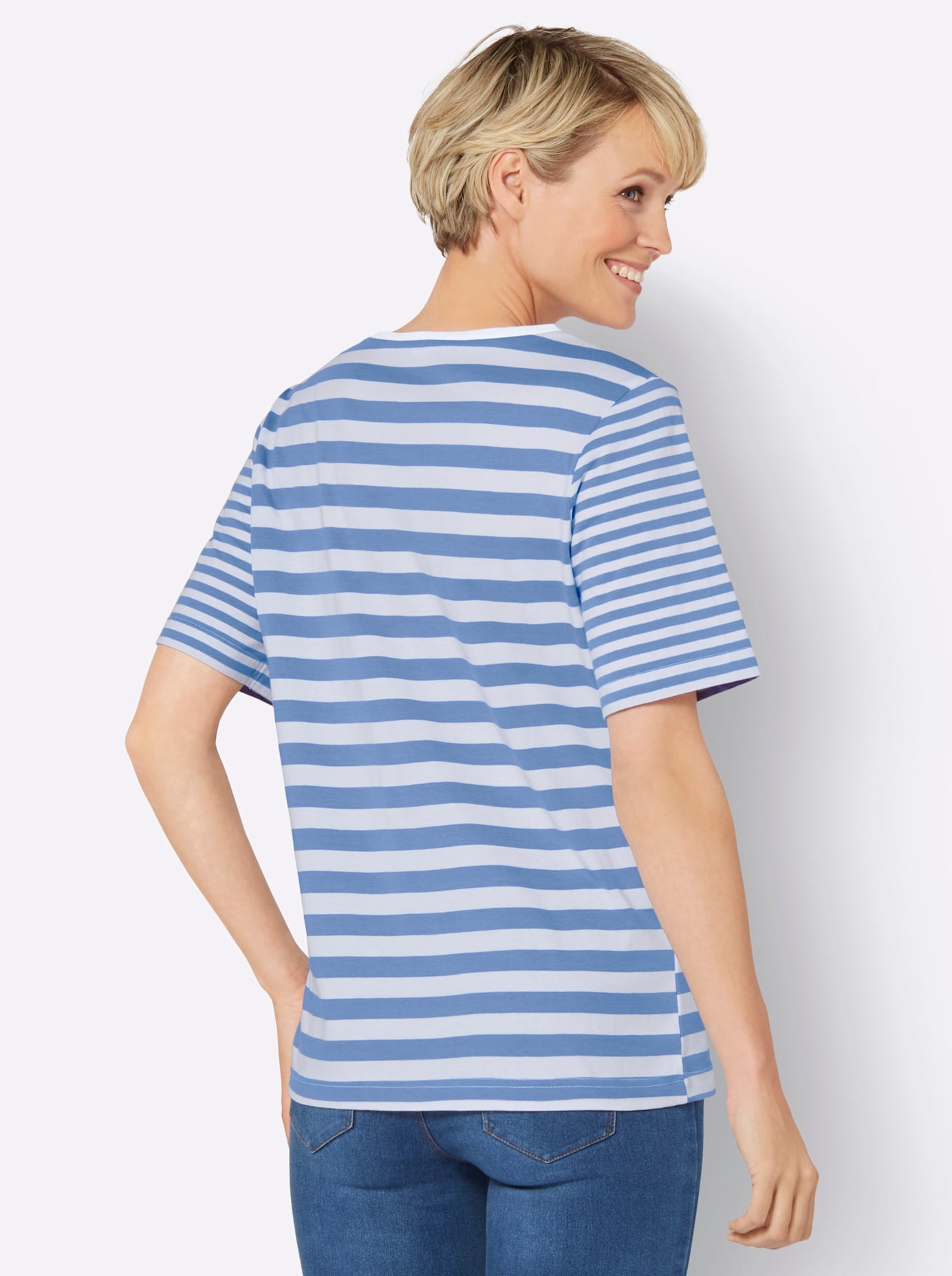 Classic Basics Kurzarmshirt "Kurzarm-Shirt" 1 Stk. tlg. günstig online kaufen