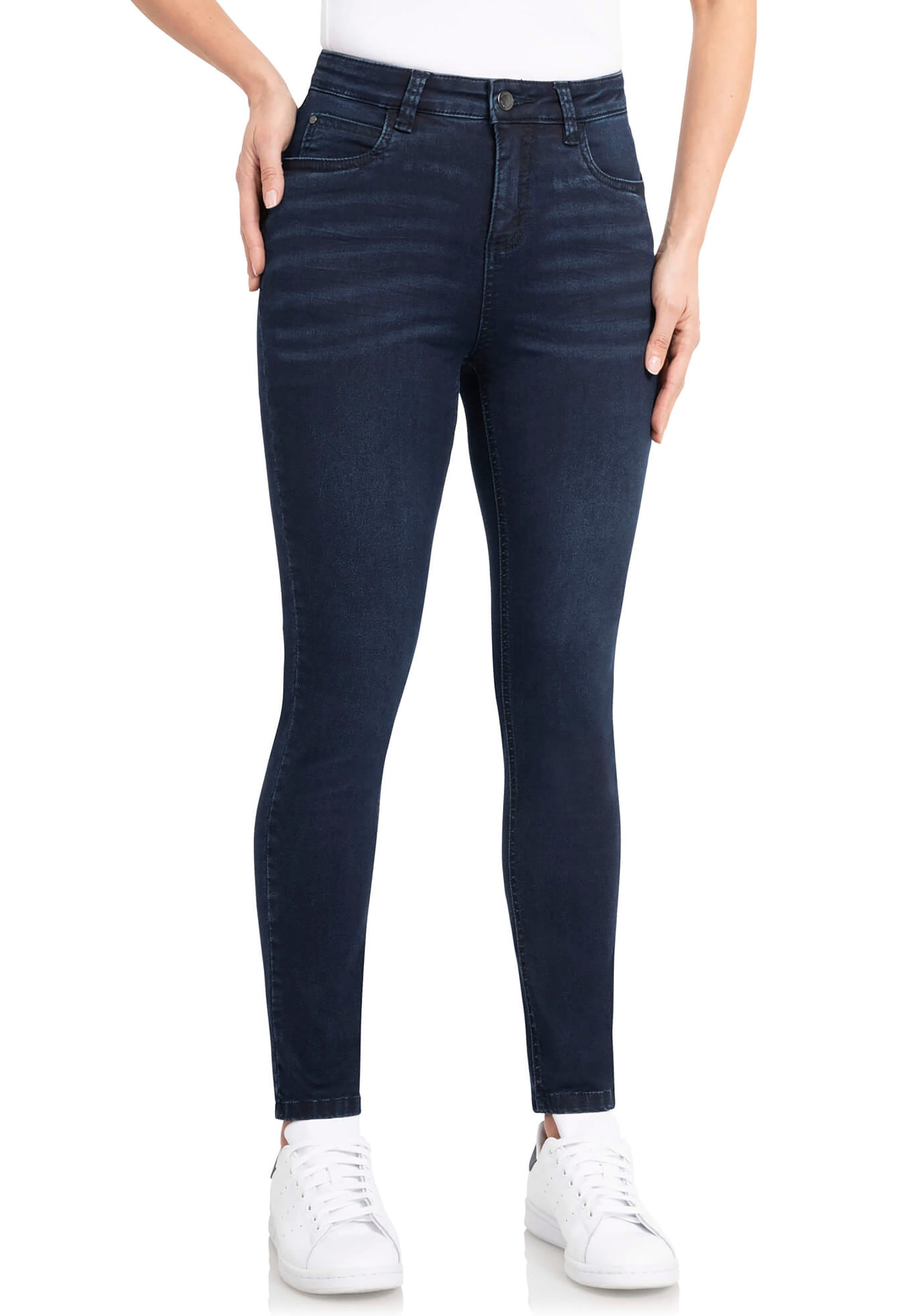 wonderjeans High-waist-Jeans »High Waist BAUR für mit bestellen WH72«, Hoch | Bein leicht verkürztem geschnitten
