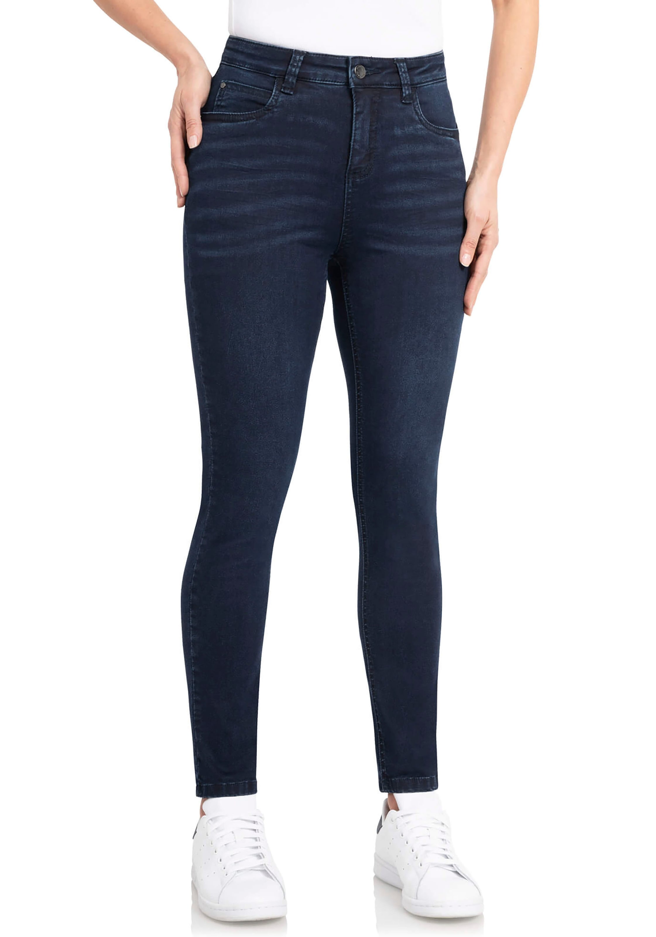 wonderjeans High-waist-Jeans "Skinny", in körperbetonter Passform günstig online kaufen