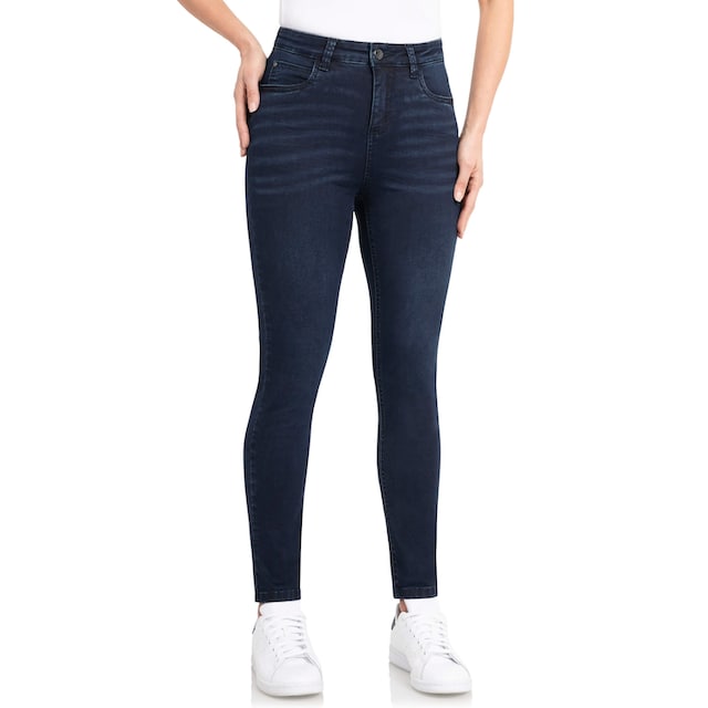 Angebot unterbreiten wonderjeans High-waist-Jeans »High Waist verkürztem leicht Bein | geschnitten Hoch mit für WH72«, BAUR bestellen