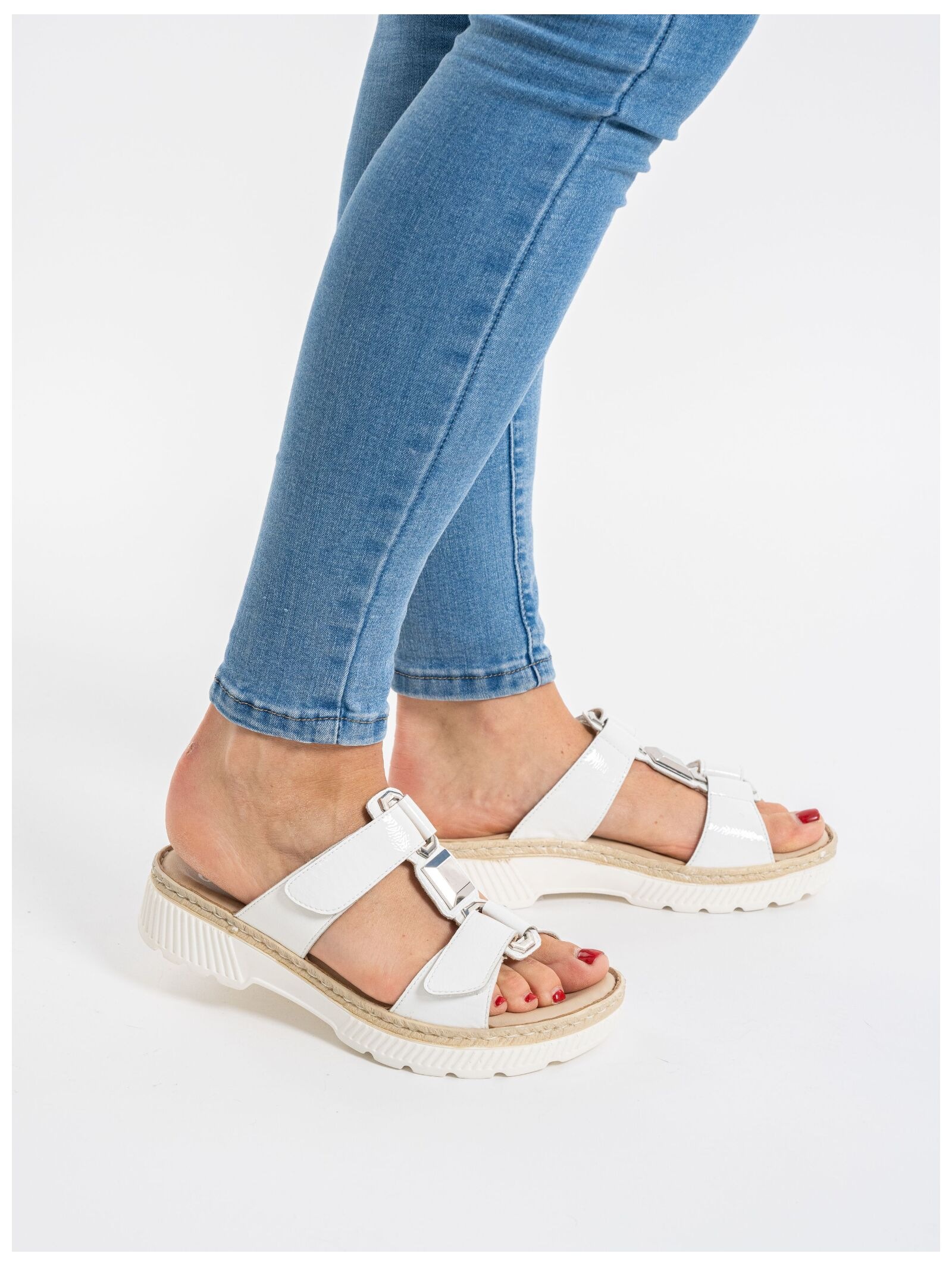 Pantolette ARA "Ara Pantoletten Leder", Damen, Gr. 39, weiß, Leder, Schuhe Pantolette 2