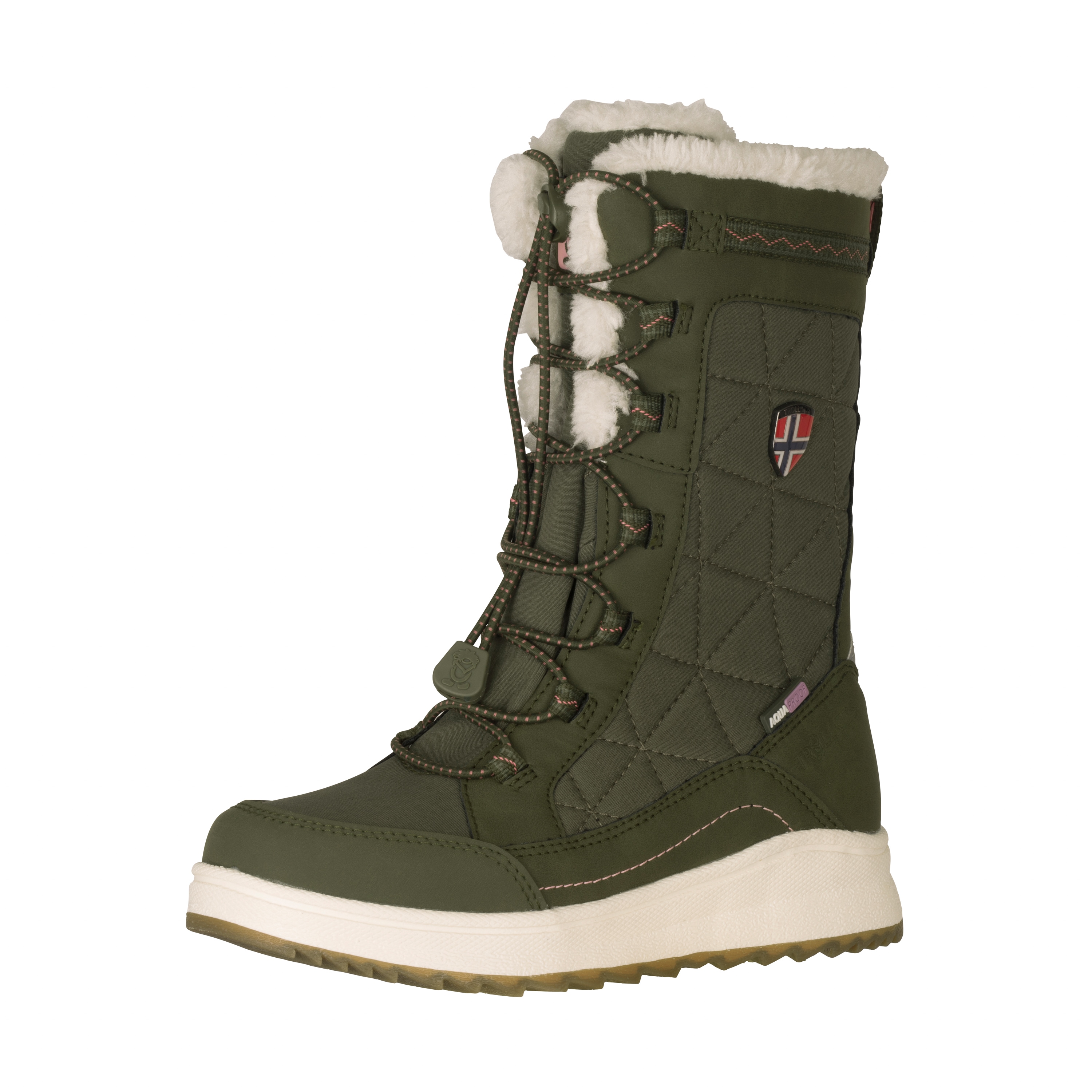 TROLLKIDS Kinder Winterstiefel "GIRLS ARENDAL WINTER BOOTS PRO", Gr. 29, grün, Synthetik, Textil, Schuhe, Winterschuhe, wasserdicht,