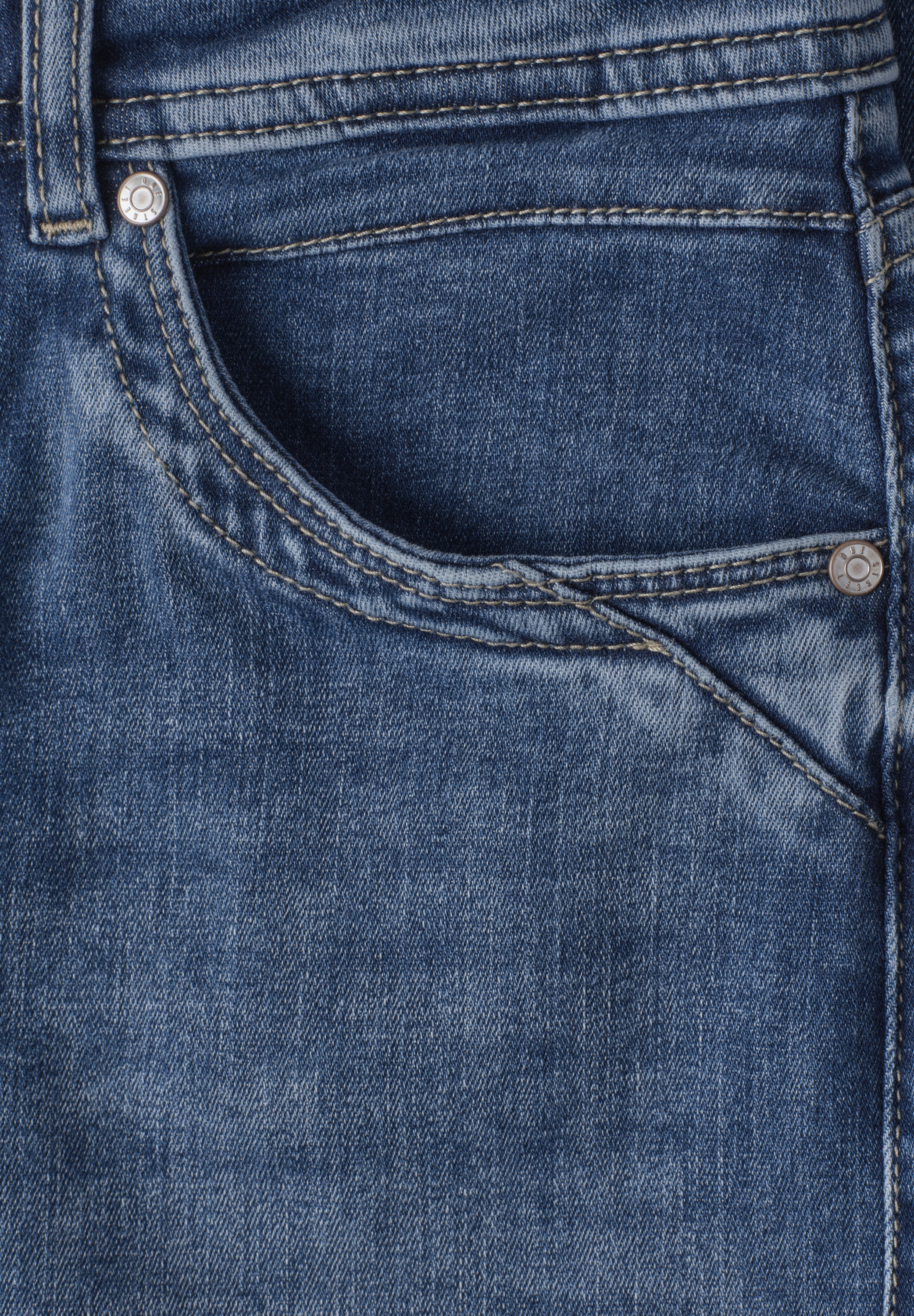STREET ONE Loose-fit-Jeans High Waist