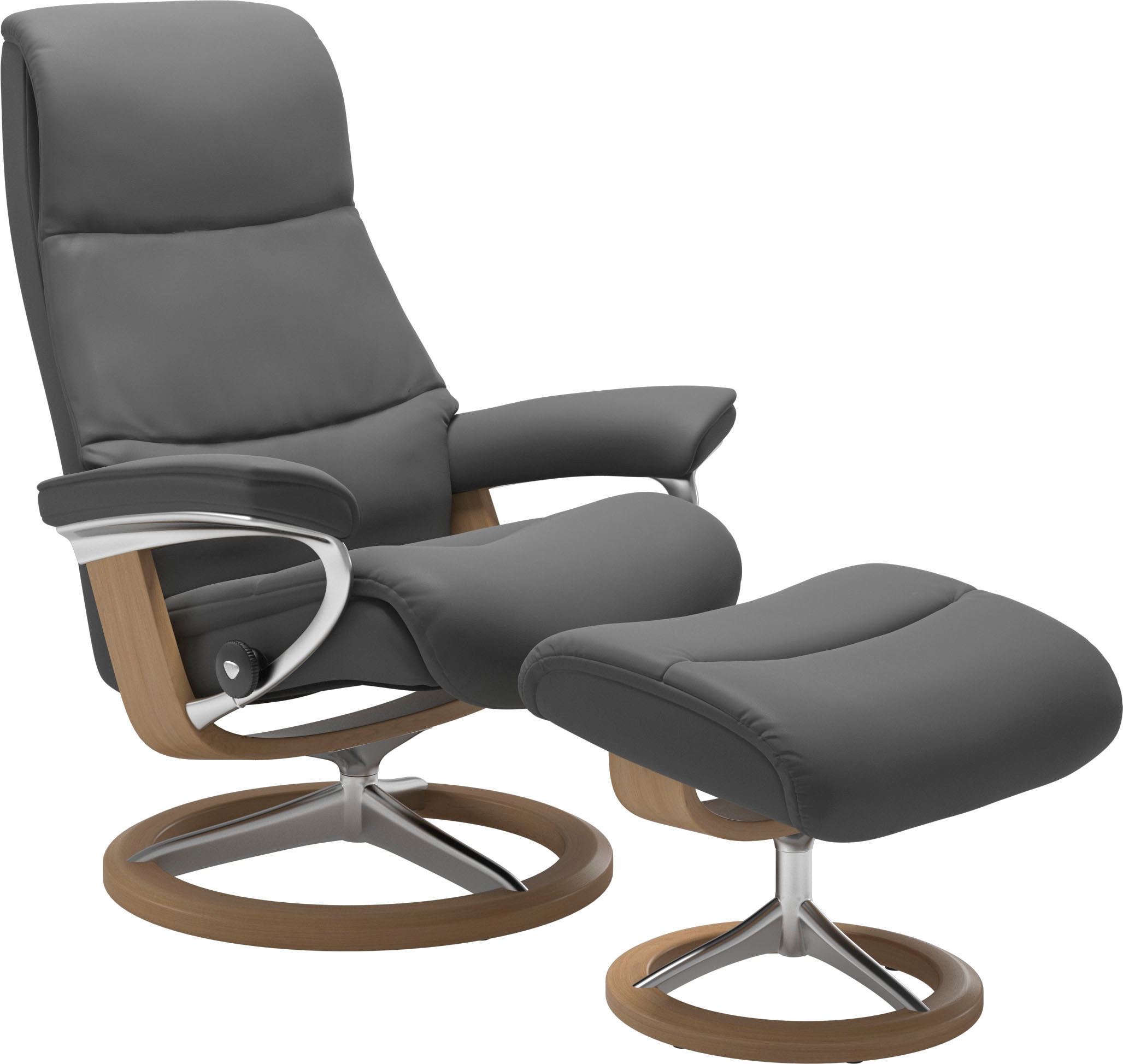 Stressless "View" mit Signature Base, Größe L,Gestell Eiche günstig online kaufen