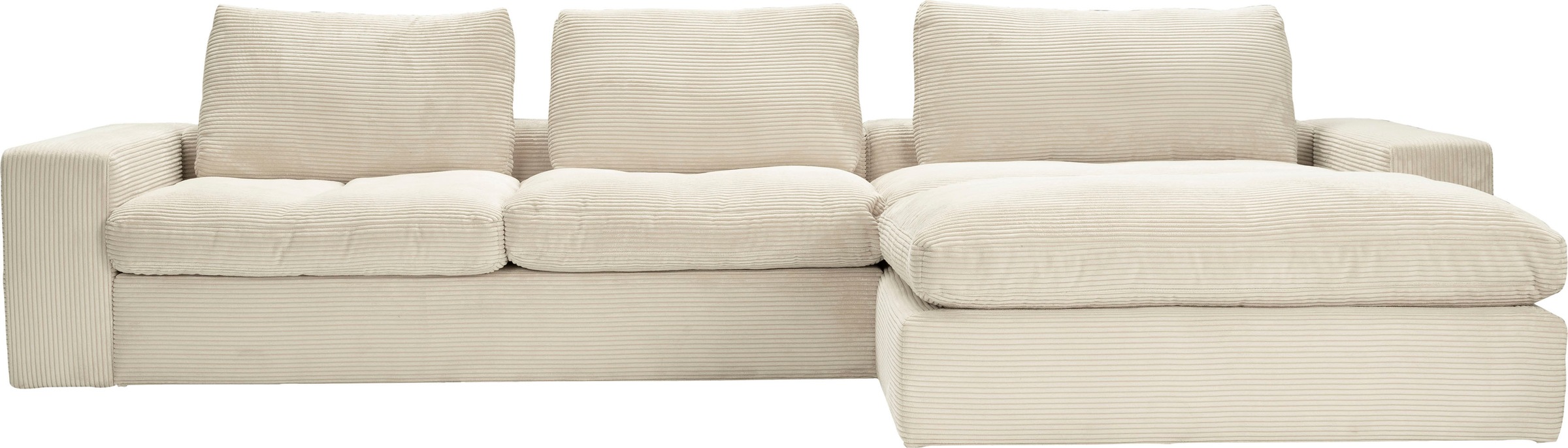 alina Ecksofa »Sandy«, mit Recamiere, in modernem Cordstoff