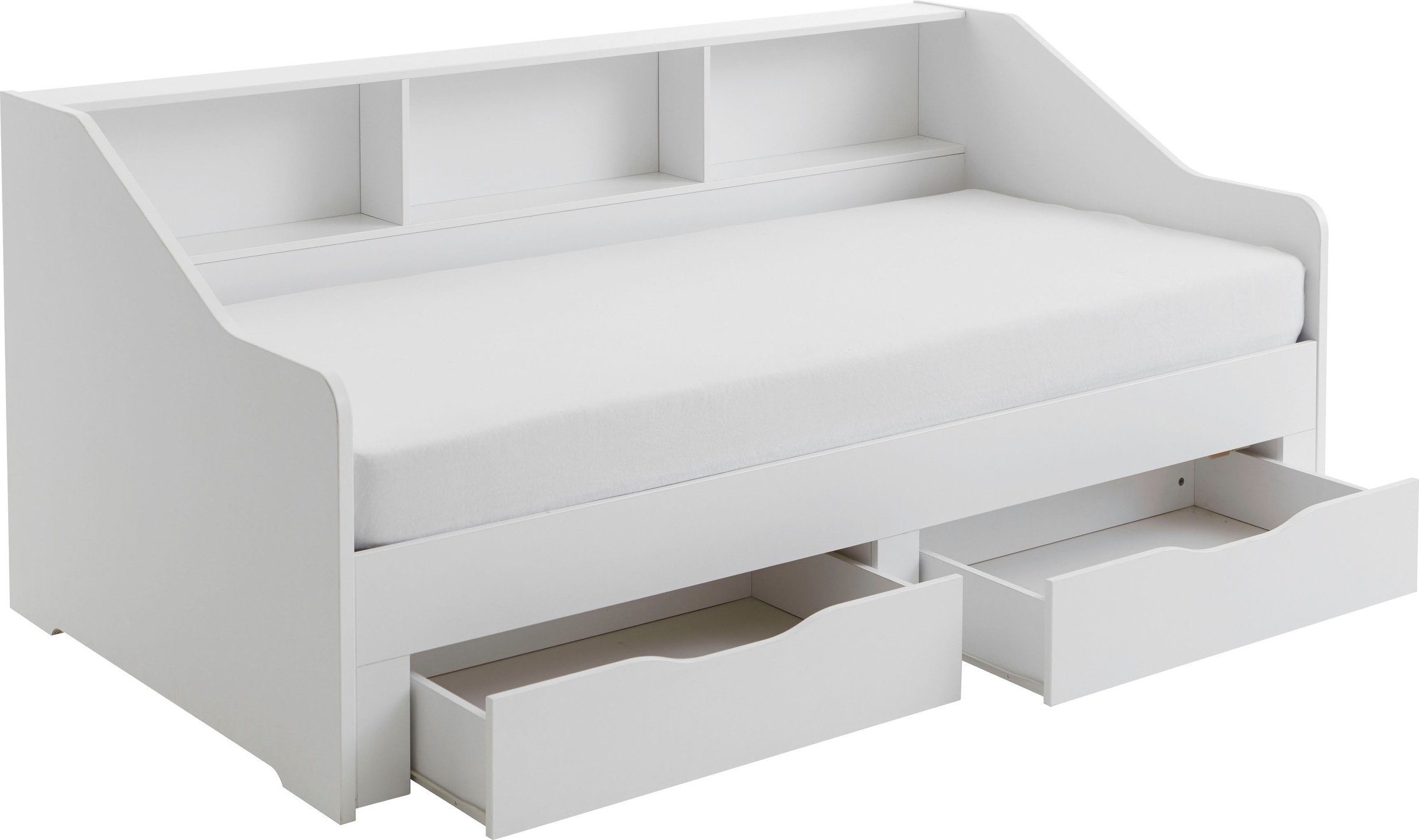 Thumbnail - Relita Stauraumbett "Rene" ausziehbarer Unterbau und 2 Schubladen. Lieferung ohne Matratze